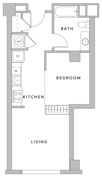 0D AHP Floor Plan at Mosso