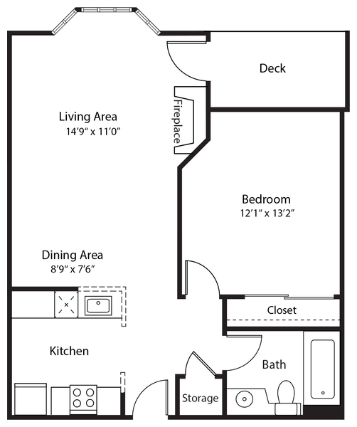 California BMR Floor Plan at Bayside Village