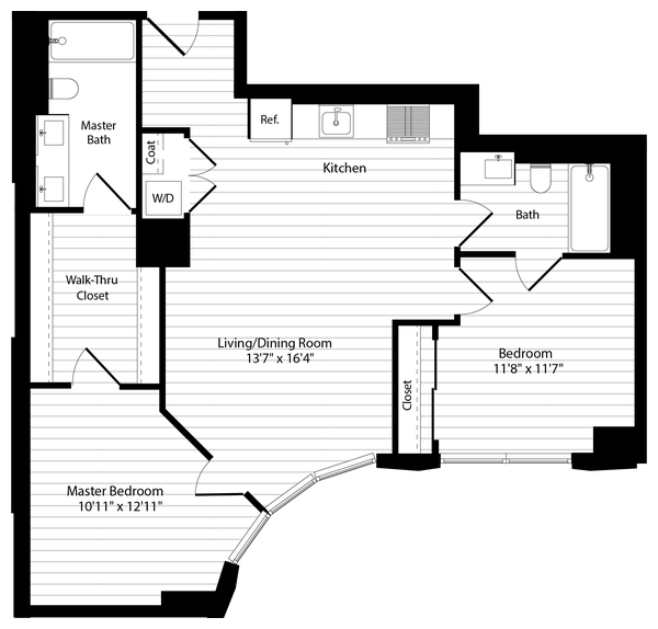 2C AHP Floor Plan at Estate