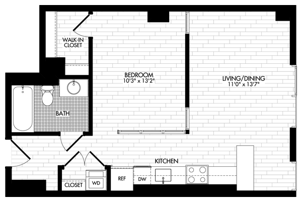 1F AHP Floor Plan at Guild