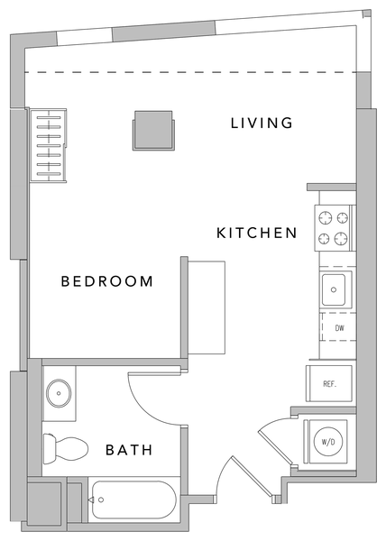 0A AHP Floor Plan at Mosso