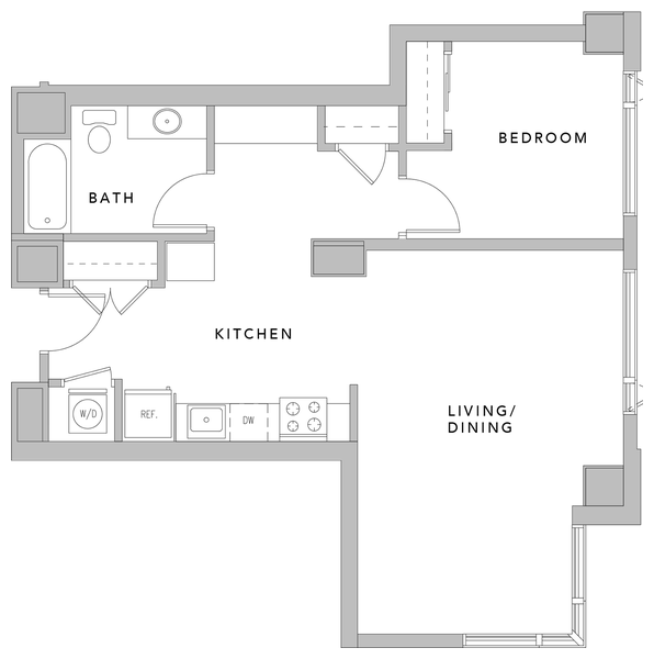 1L-L AHP Floor Plan at Mosso