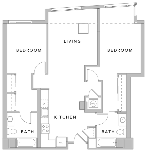 2AE-L AHP Floor Plan at Mosso