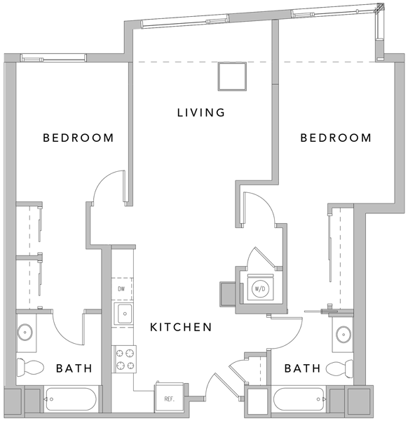 2M AHP Floor Plan at Mosso