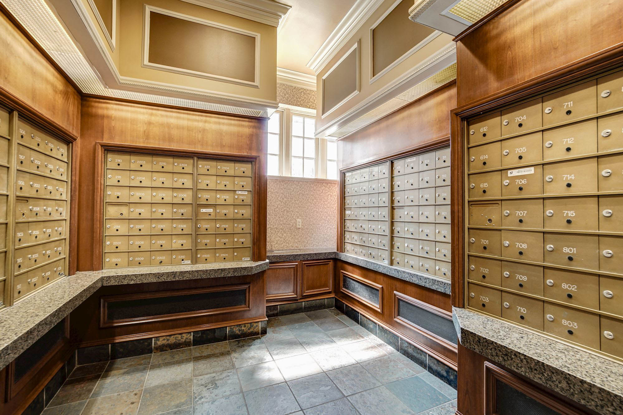 Mailroom at The Drake in Philadelphia, PA