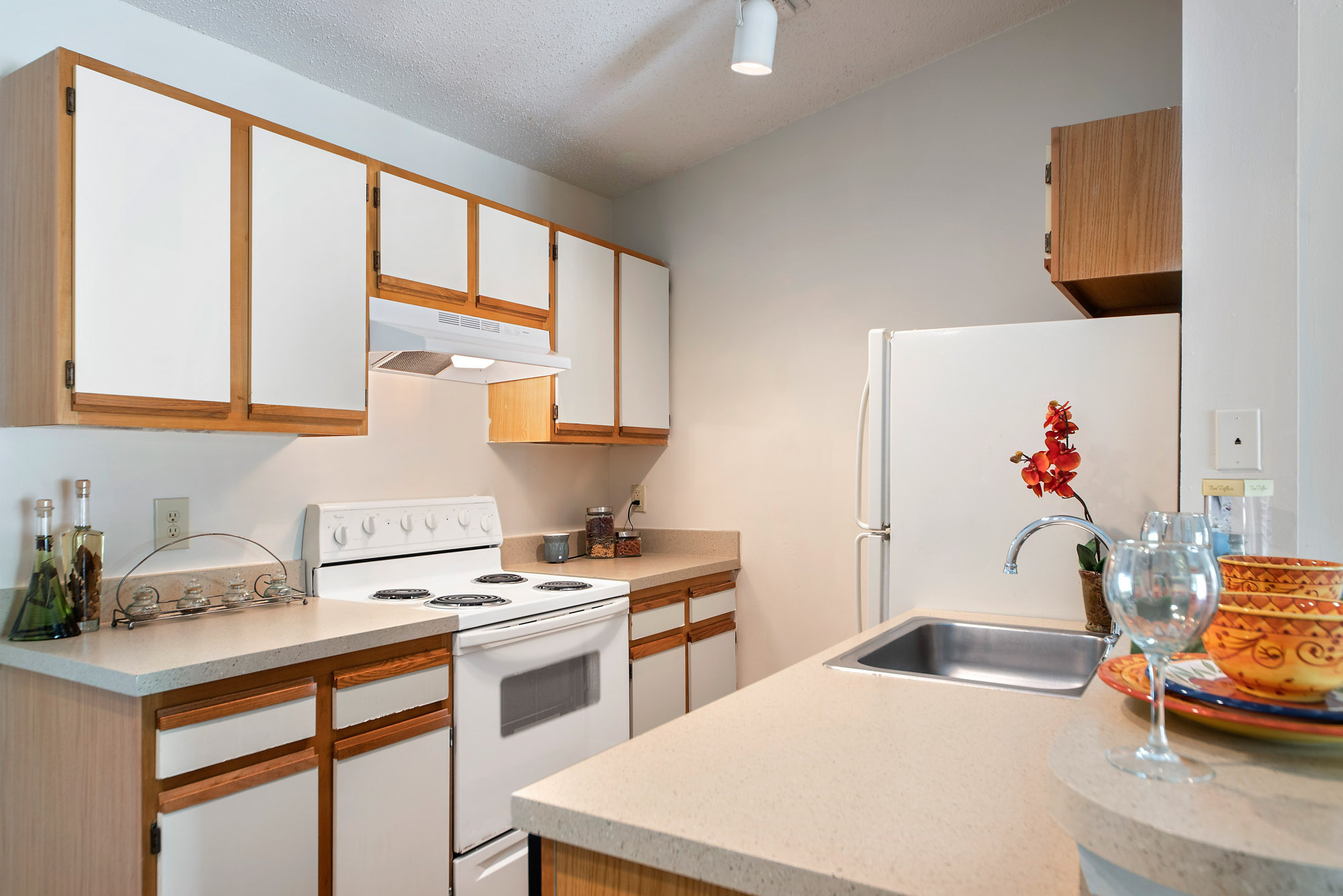 A kitchen at Turtle Cove in West Palm Beach, FL.