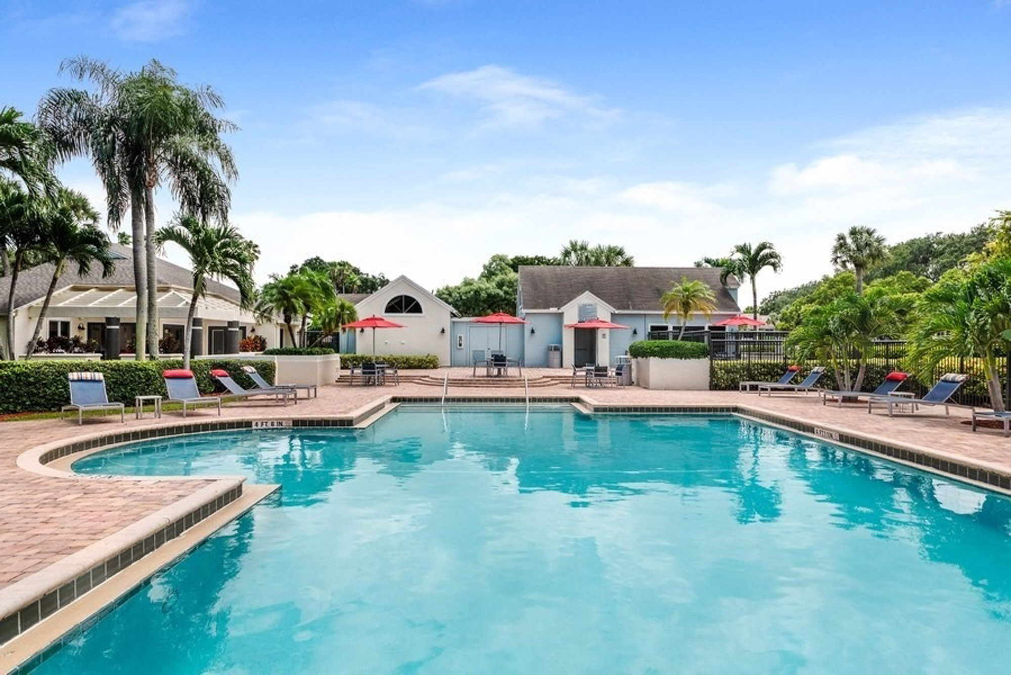 The pool at Turtle Cove in West Palm Beach, FL.