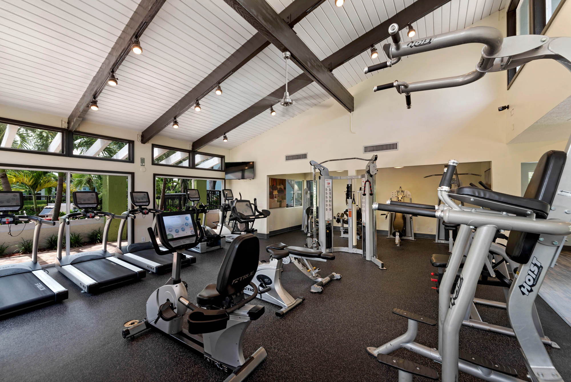 The fitness center at Turtle Cove in West Palm Beach, FL.