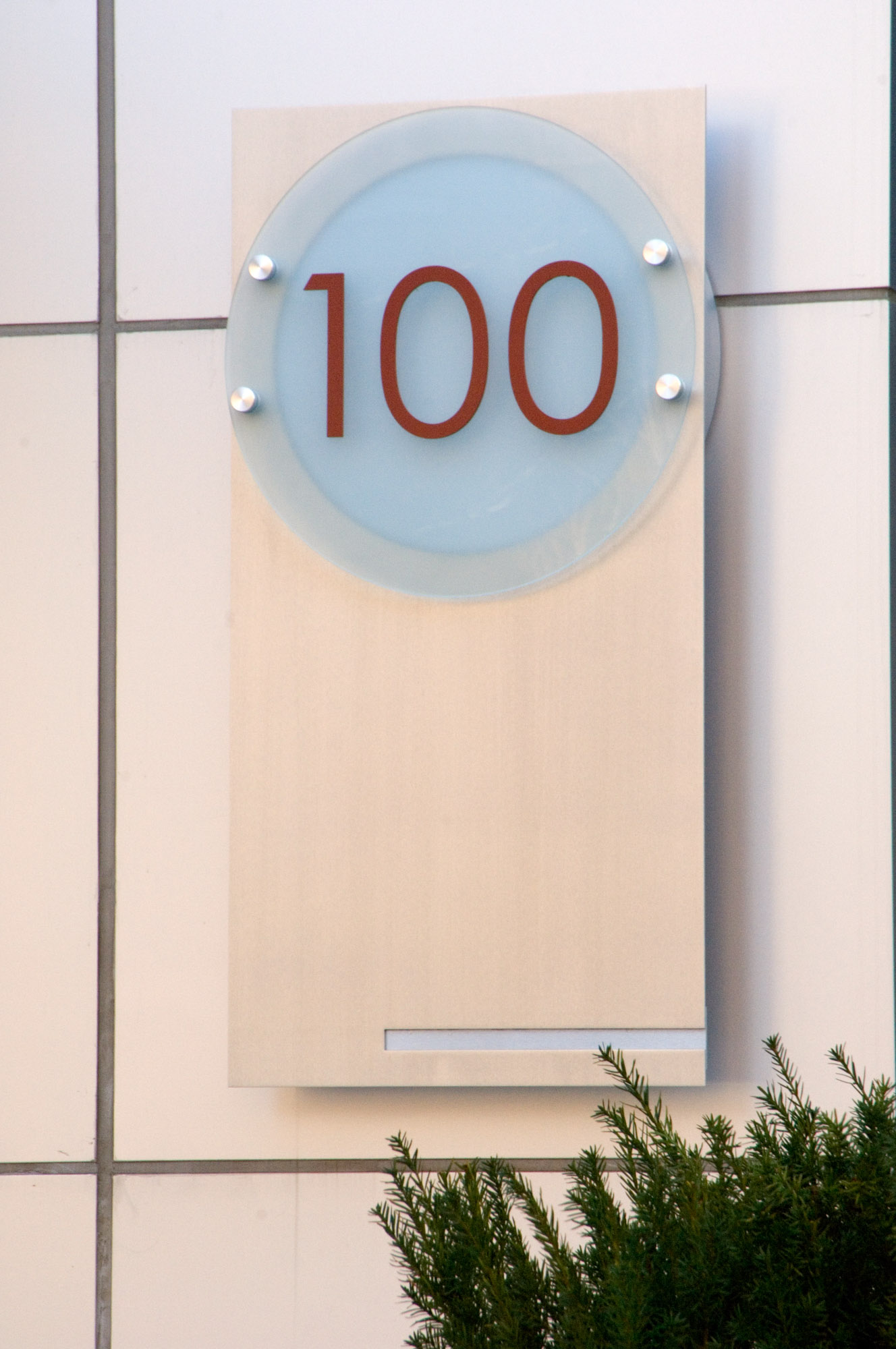 Exterior Signage of 100 Landsdowne building