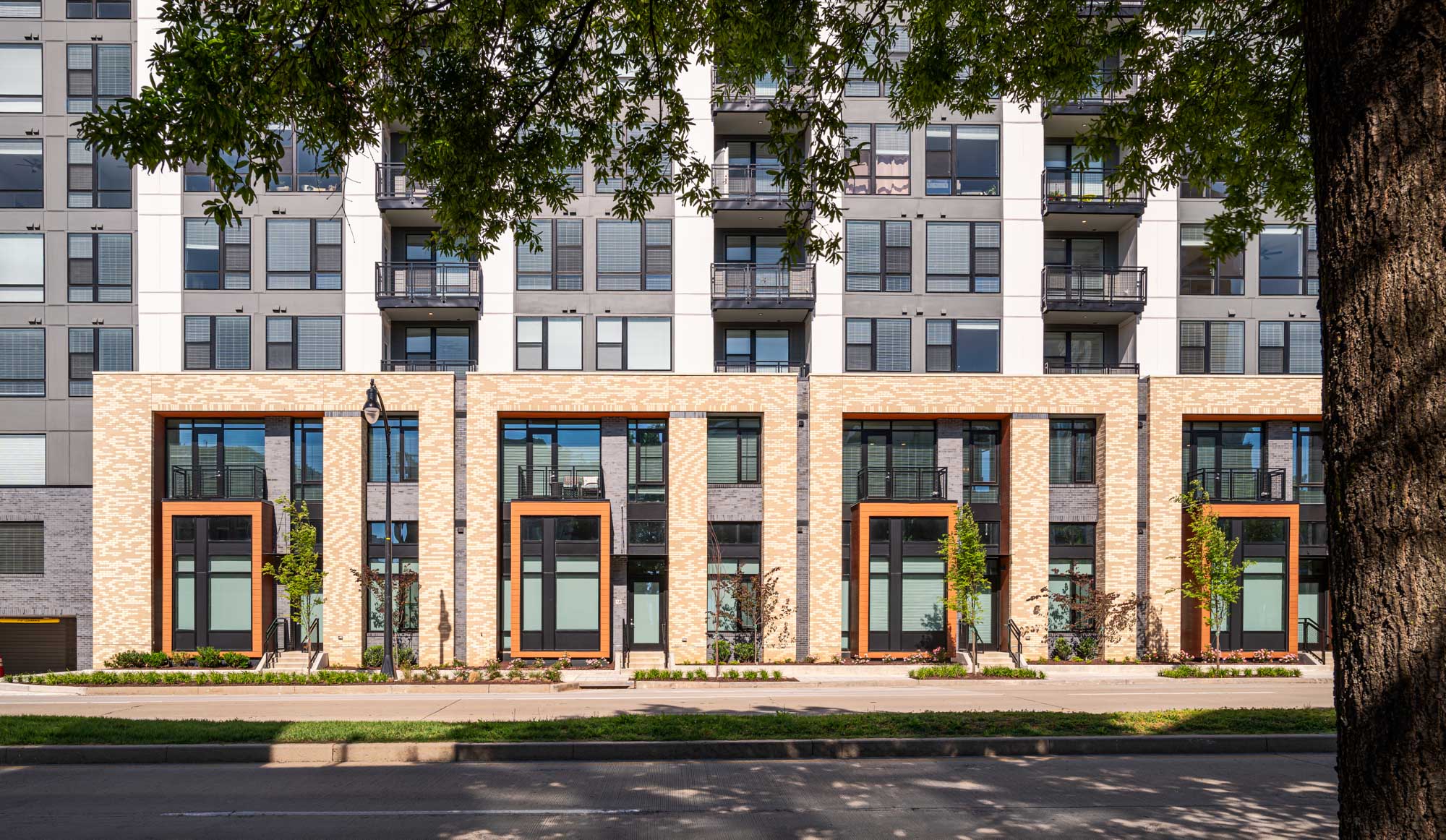 The exterior of 1110 Key Federal Hill apartments in Baltimore, Maryland.