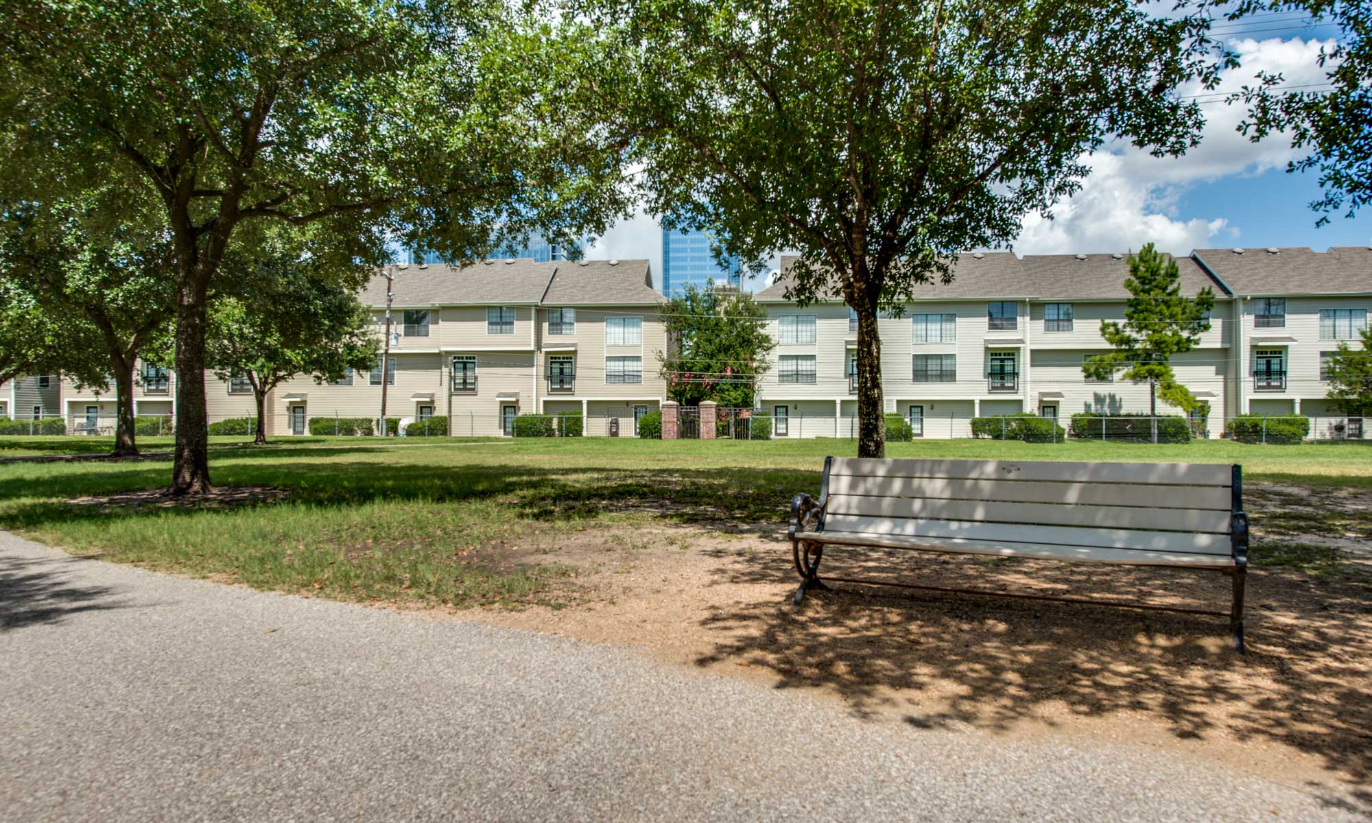 The trails at Village on Memorial townhomes in Houston, TX.