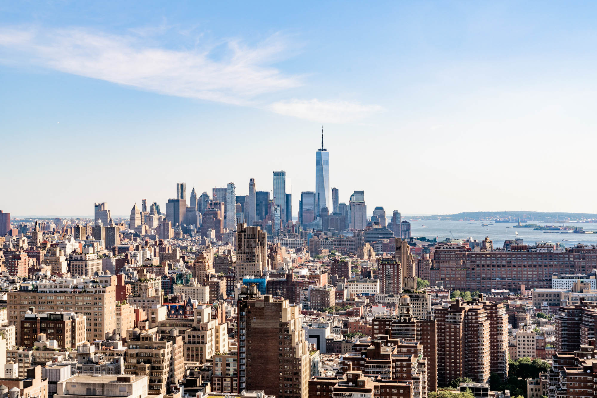 The Manhattan, NYC skyline.