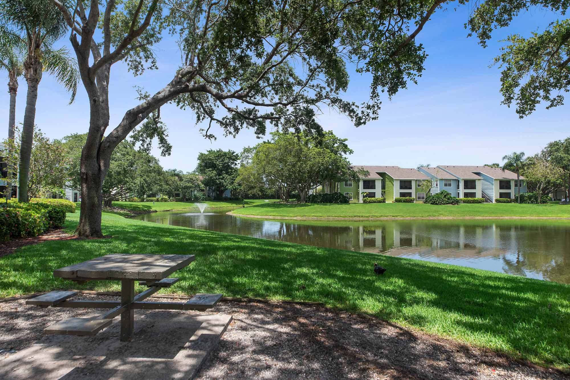 The lake at Turtle Cove in West Palm Beach, FL.