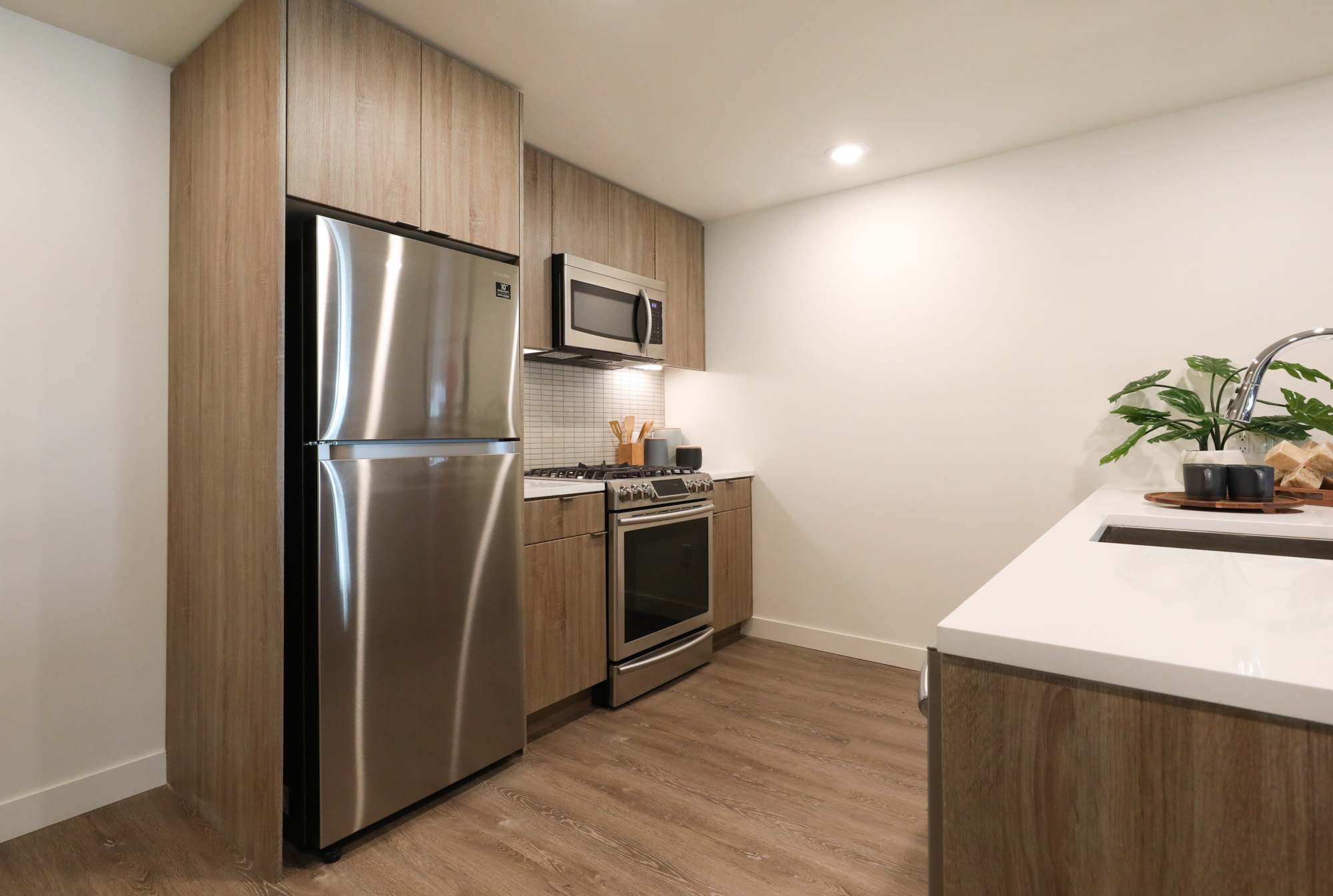 A kitchen at Webster Eleven in East Bay, San Francisco.