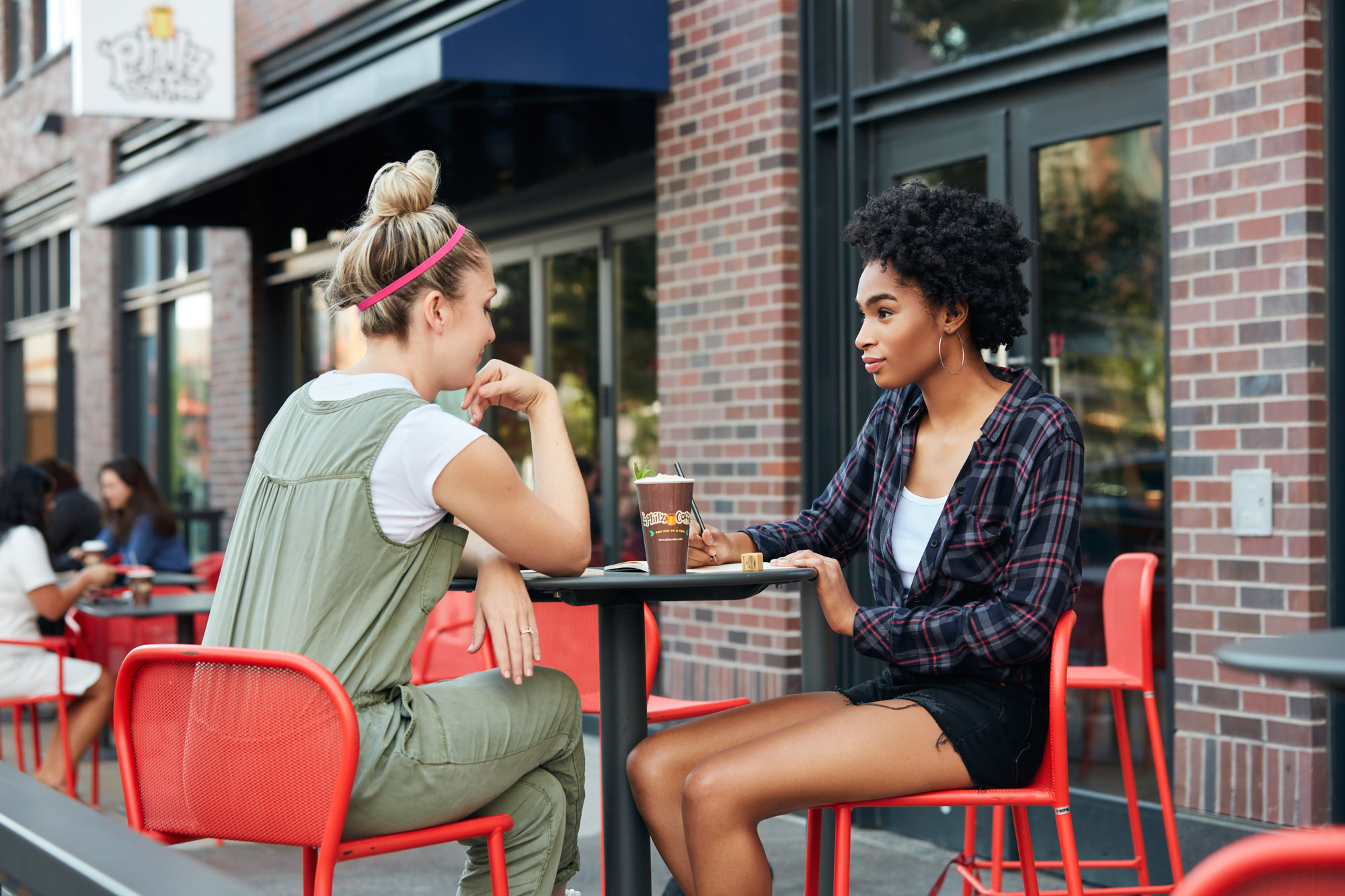 A coffee shop near Guild apartments at The Yards in Washington, DC.