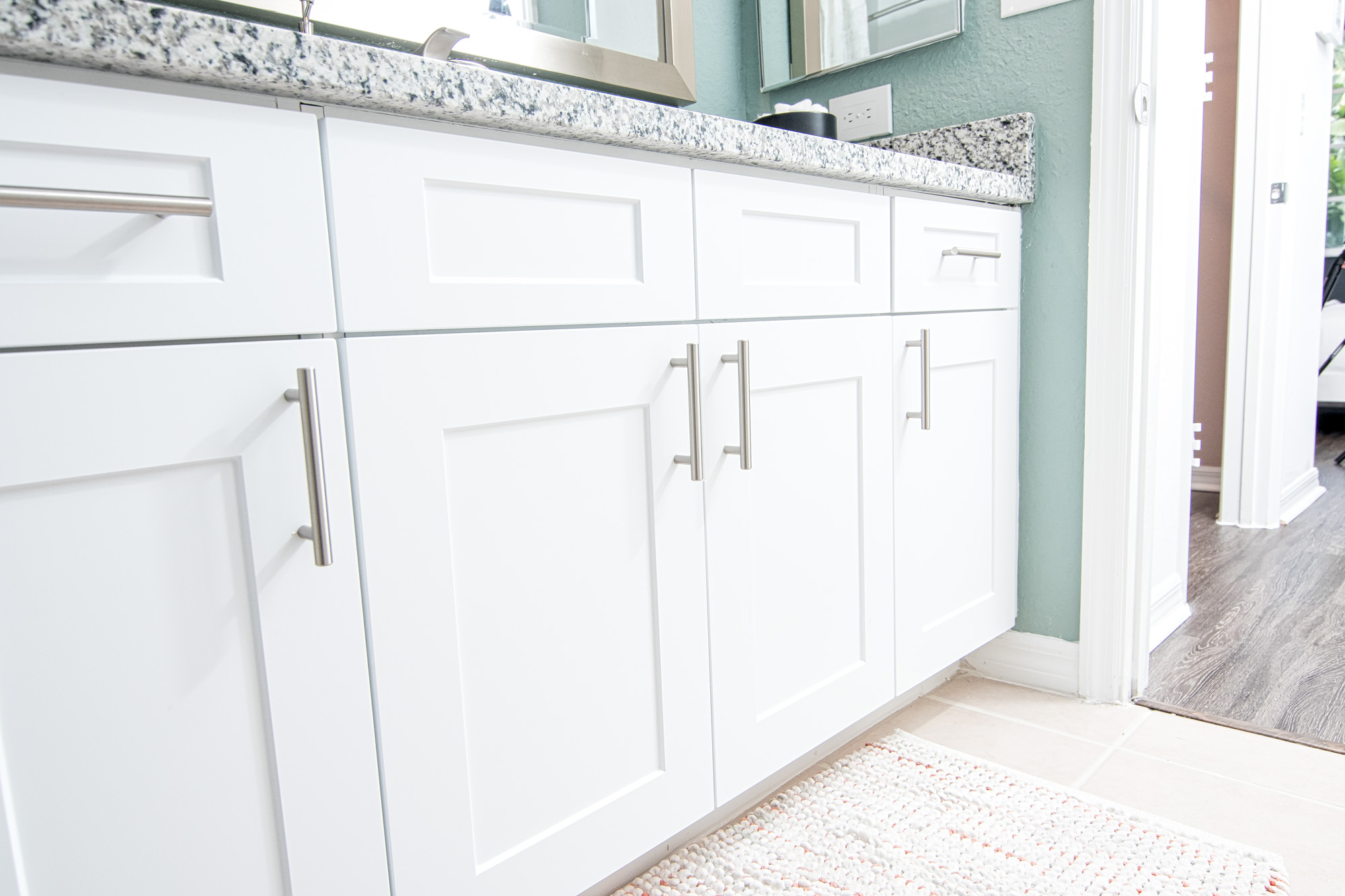 A bathroom at Solano at Miramar apartments in Miramar, FL.