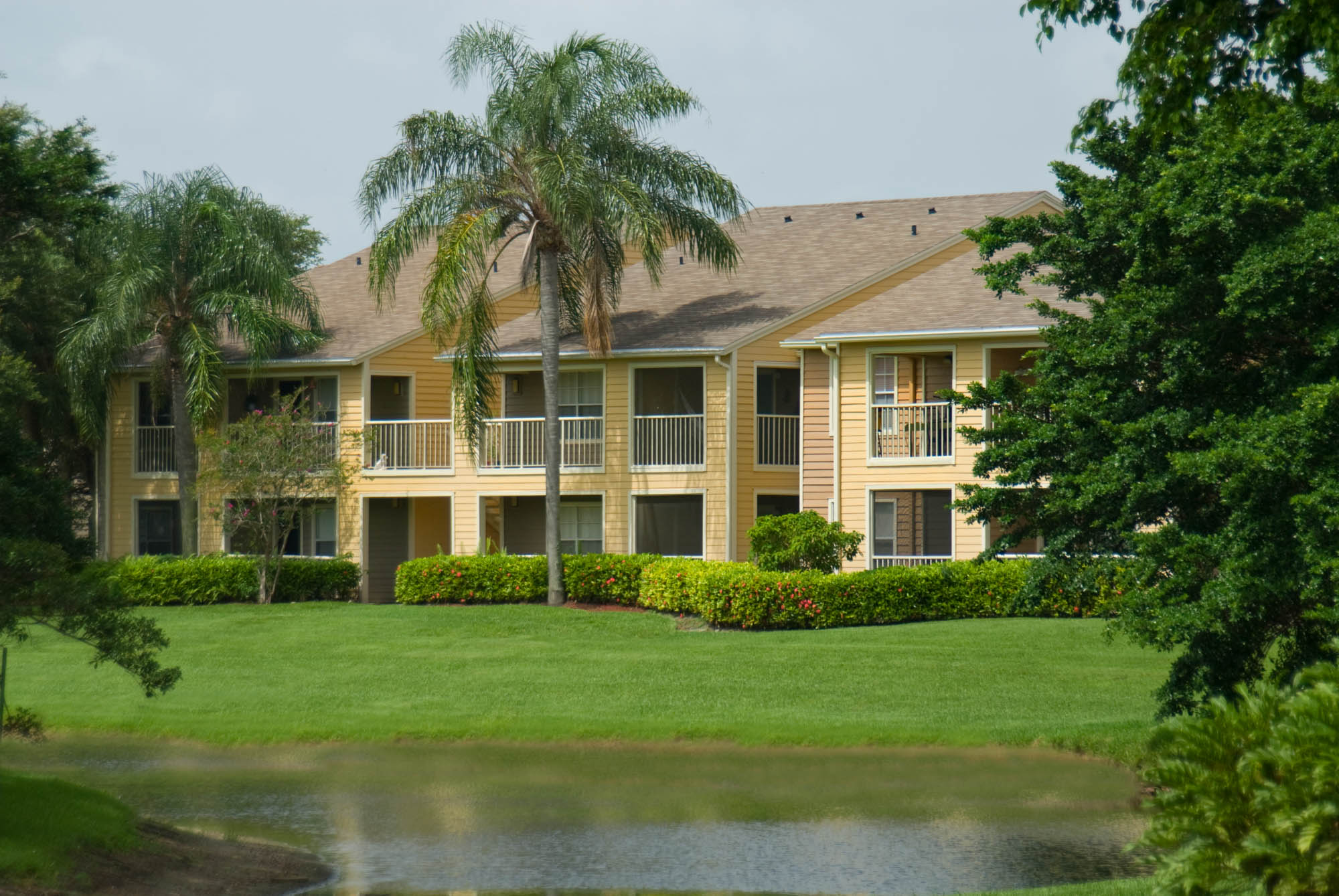 The lake at Turtle Cove in West Palm Beach, FL.