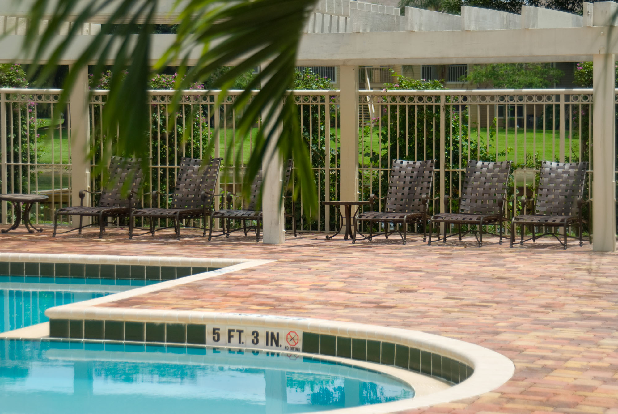 The pool at Turtle Cove in West Palm Beach, FL.