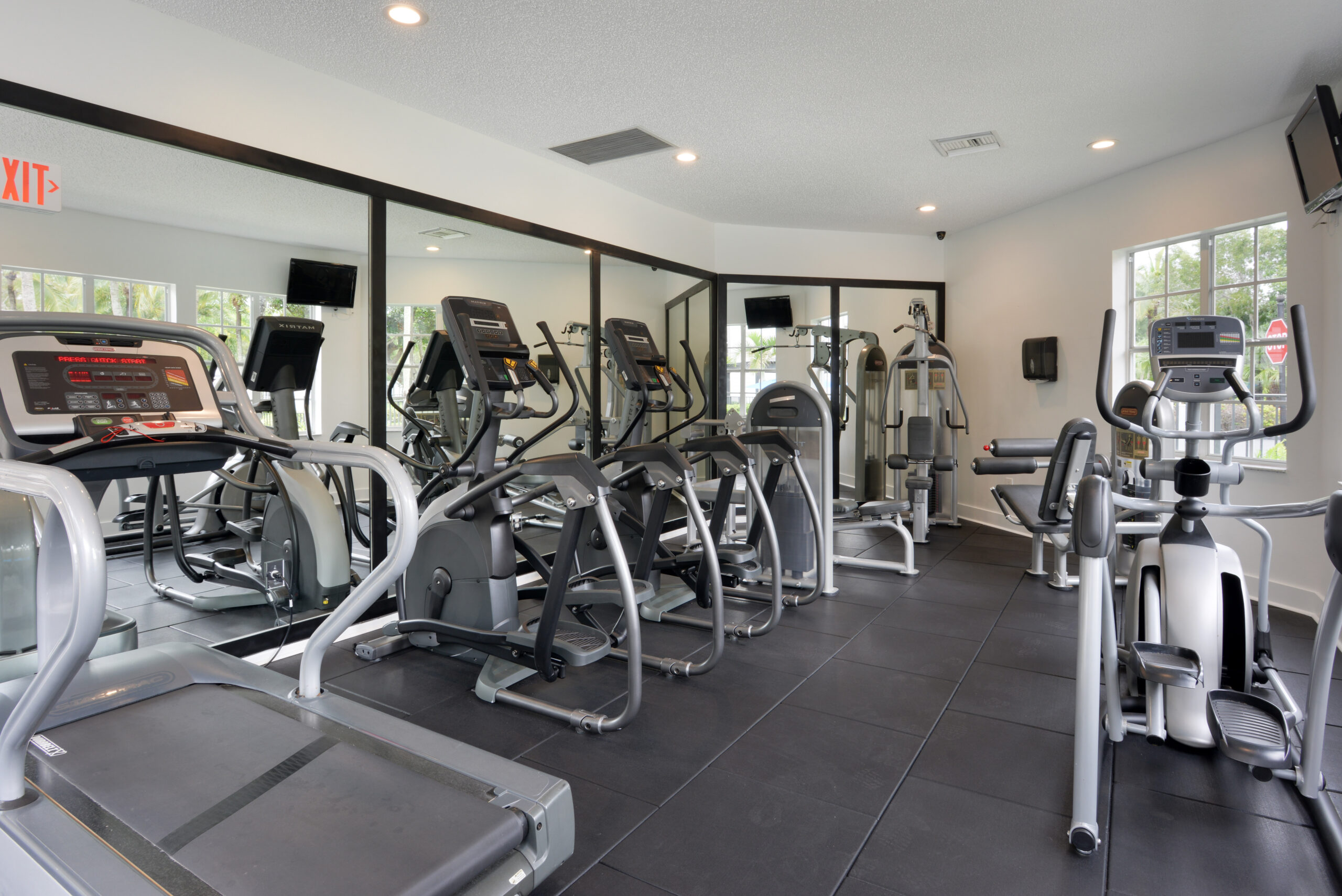 The fitness center at Sabal Point in Fort Lauderdale, FL.