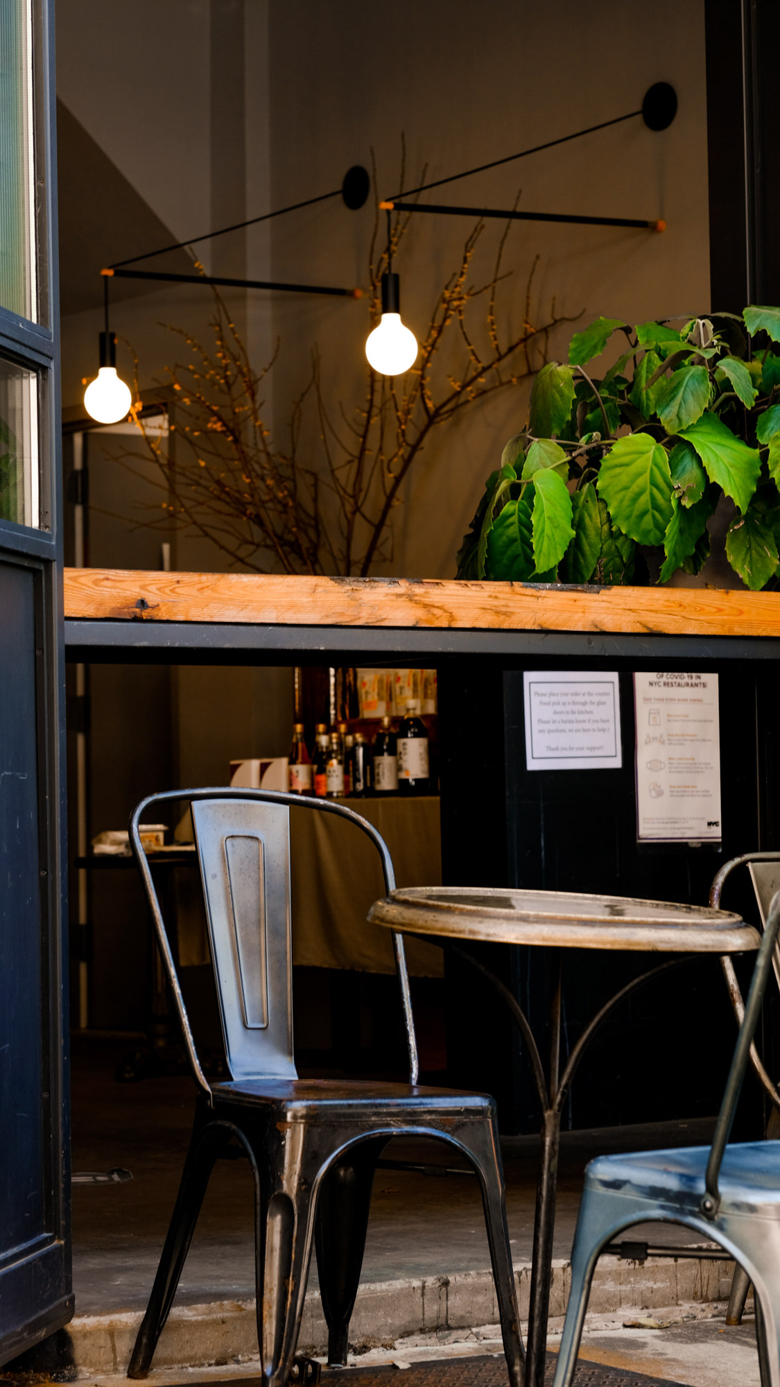 A bistro in New York City.