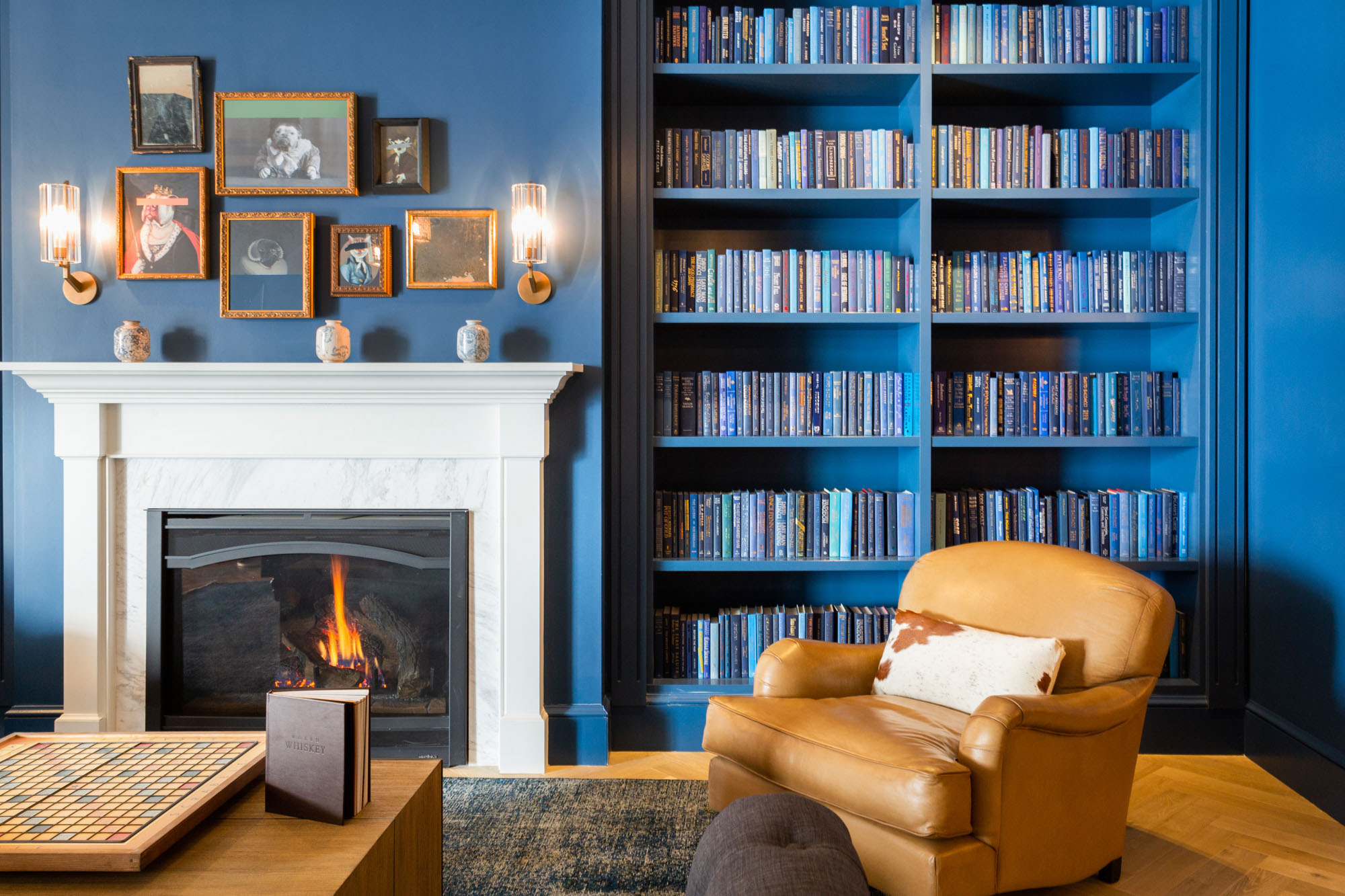 Lounge area at Estate apartments in Washington DC's Navy Yard.