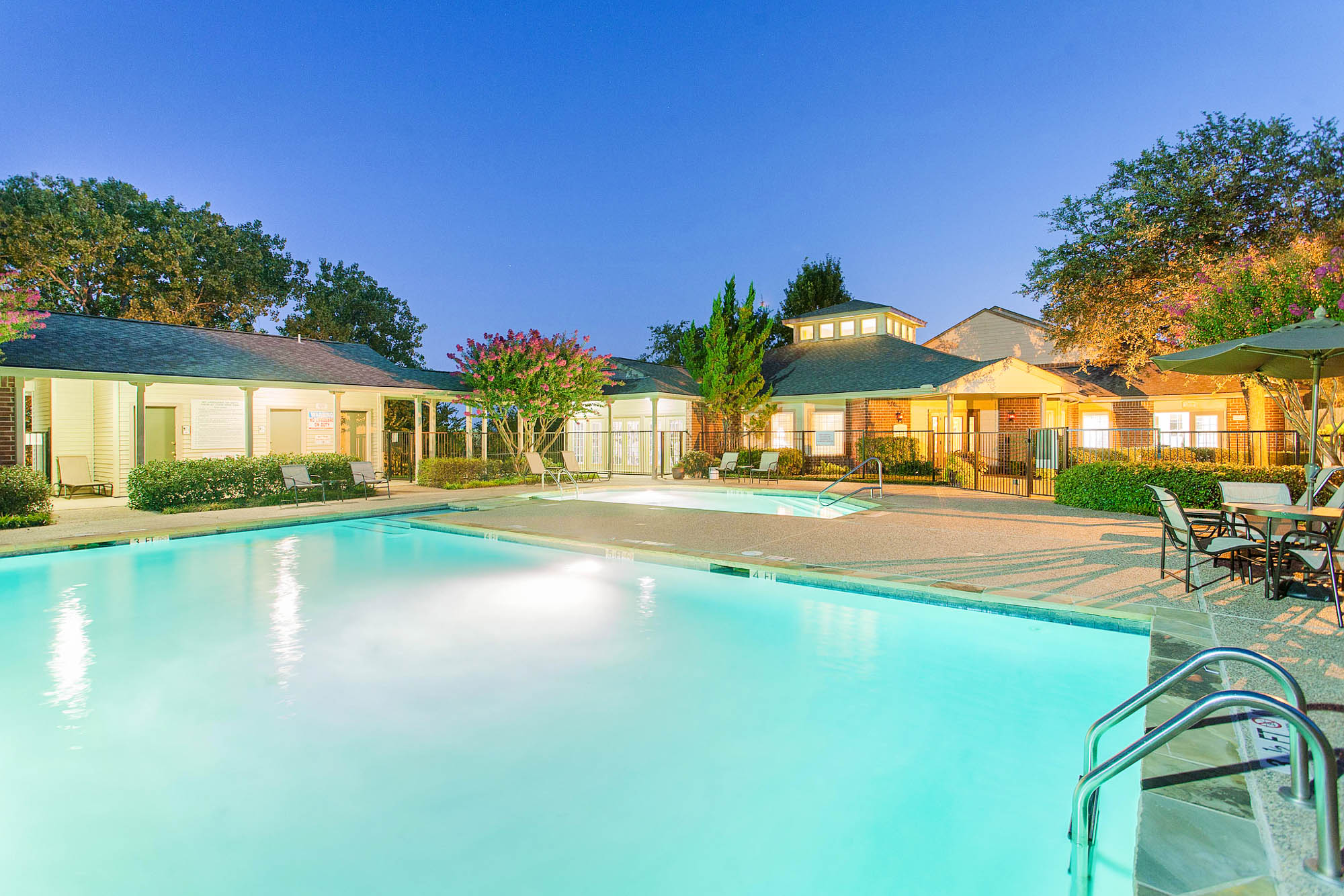 The pool at The Gables of McKinney apartments near Dallas, Texas.