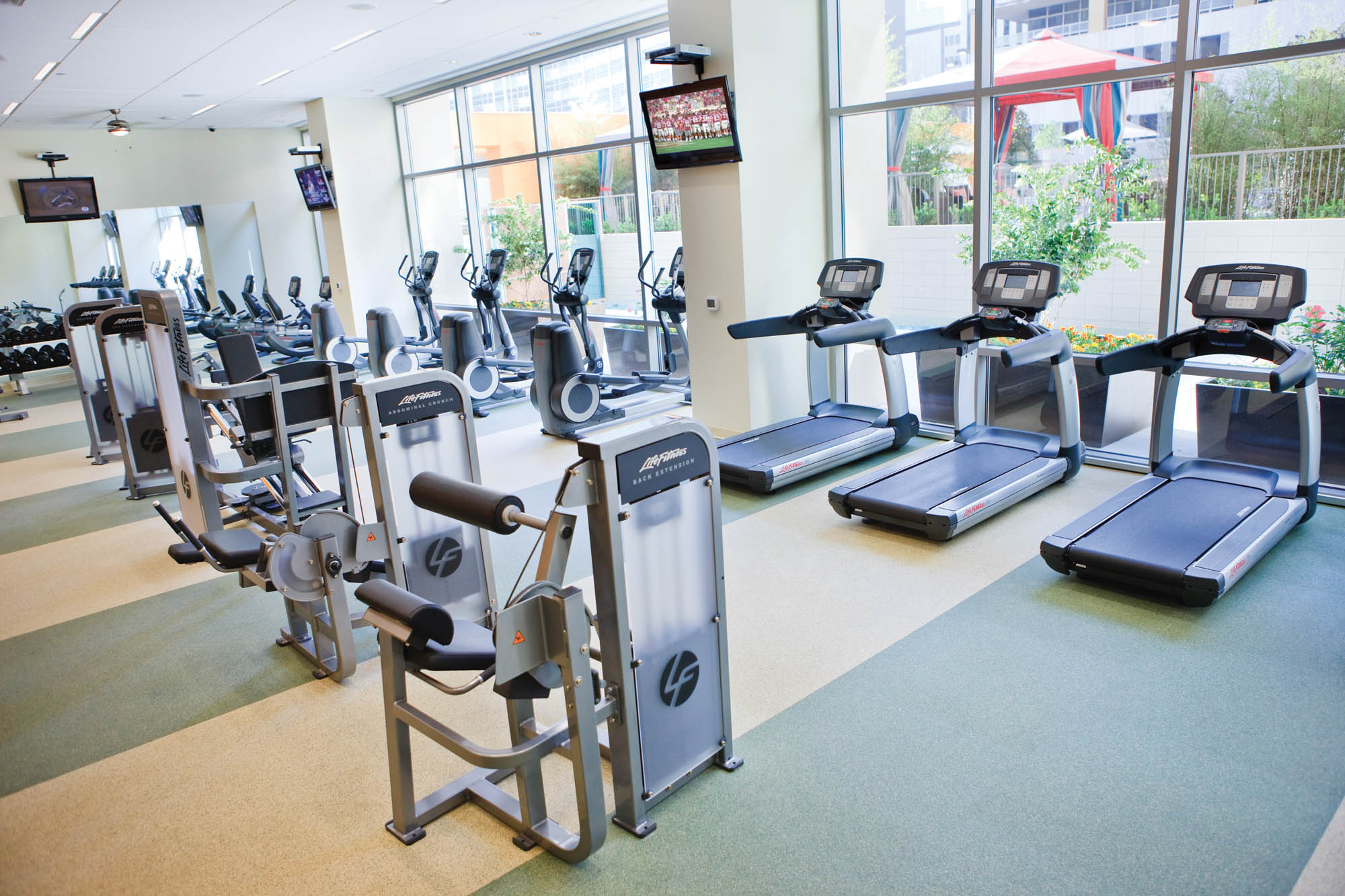 Fitness center at The Element