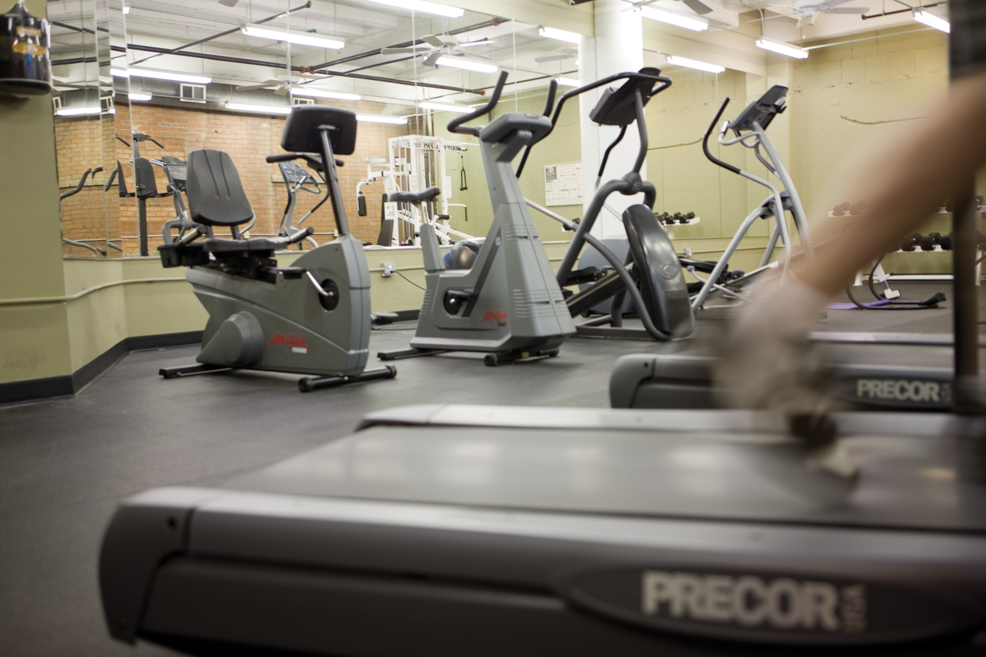 Fitness Center at The Wilson apartments in Dallas, TX