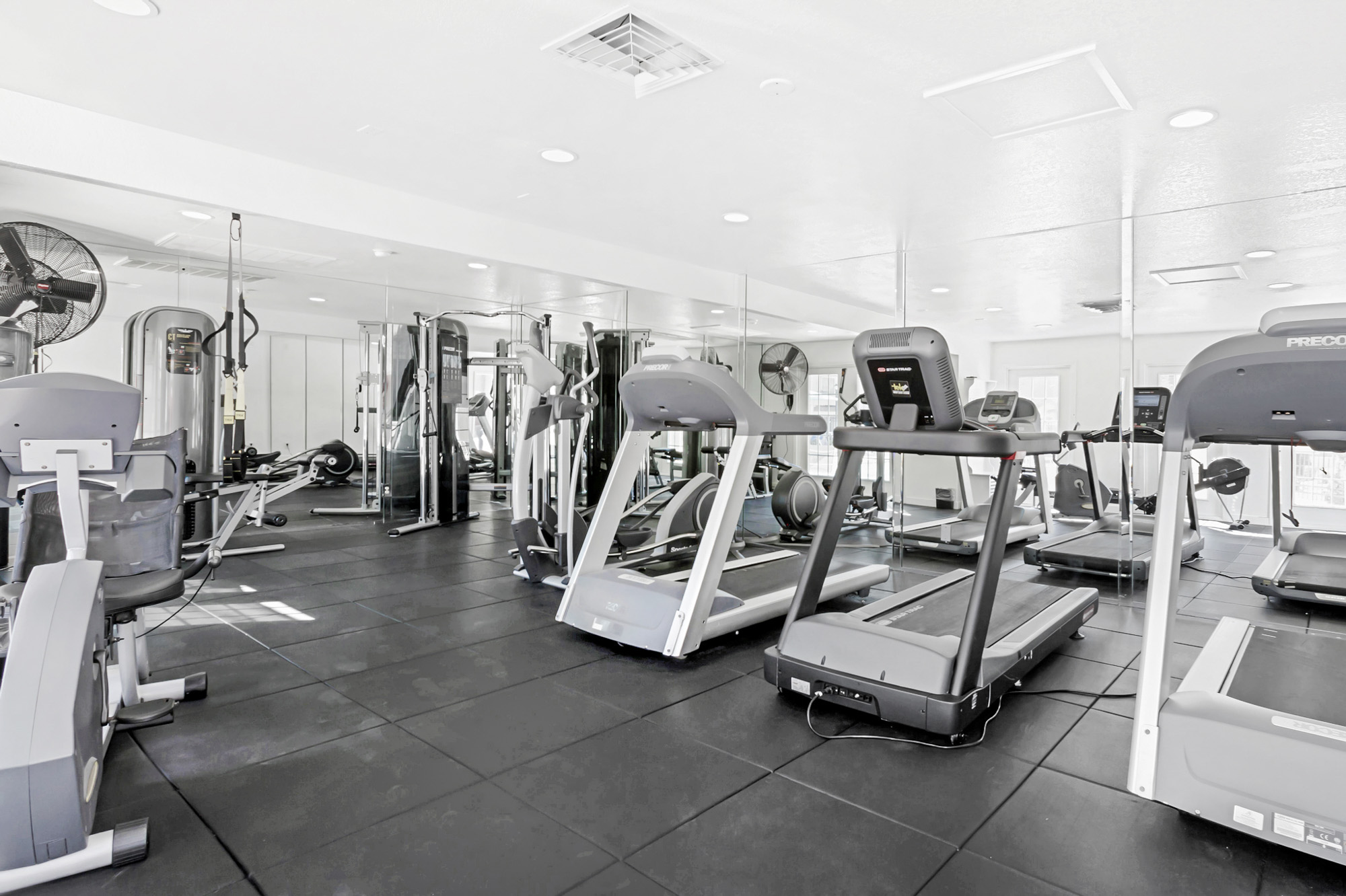 The fitness center at Meadow Glen in Phoenix, AZ.