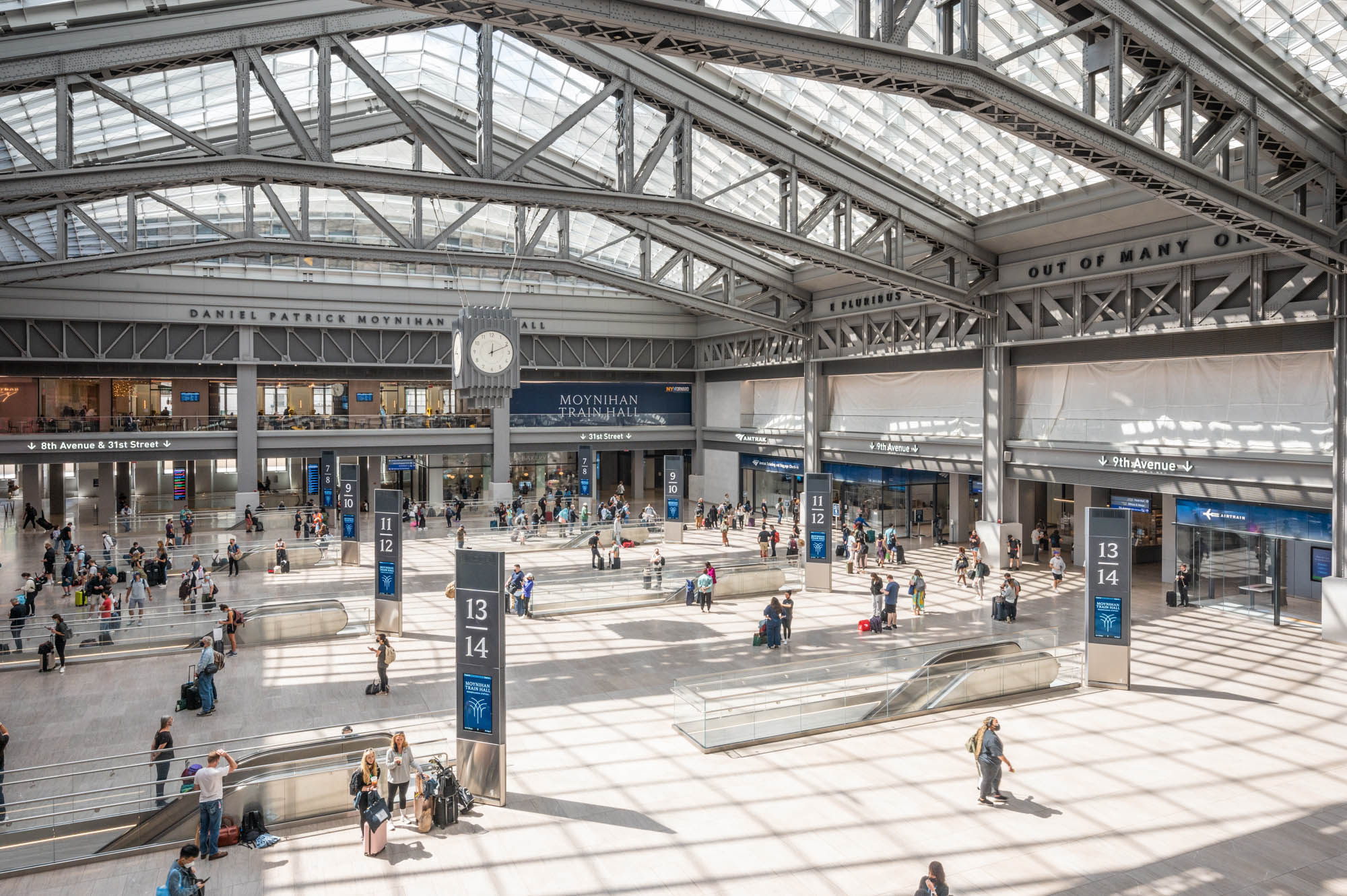 A train hall near The Olivia in Manhattan, NYC.