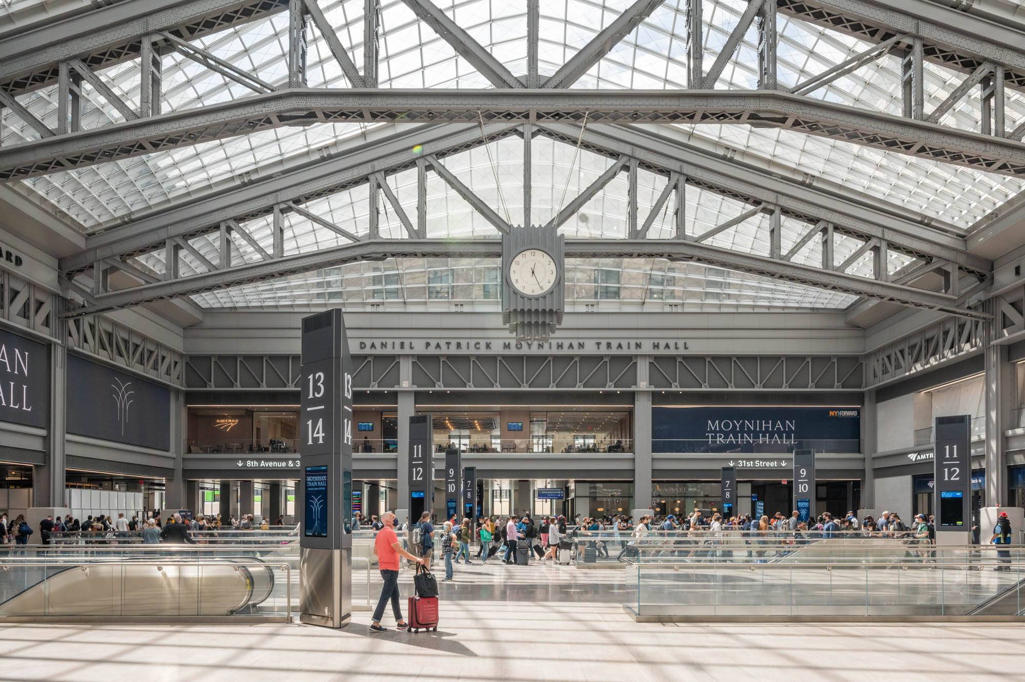 A train hall near The Olivia in Manhattan, NYC.