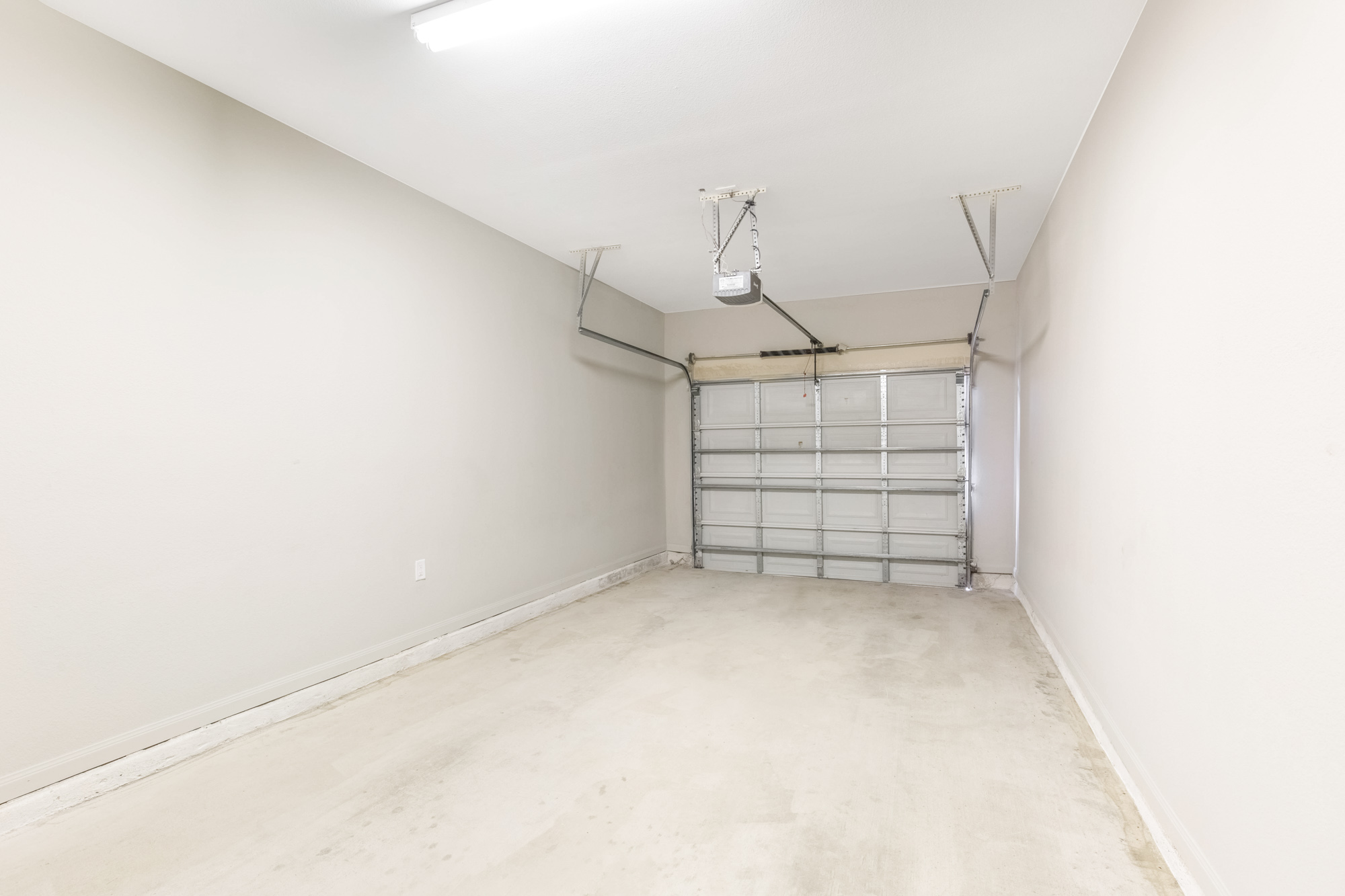 A garage at The Villas at Shadow Creek apartments in Houston, TX.