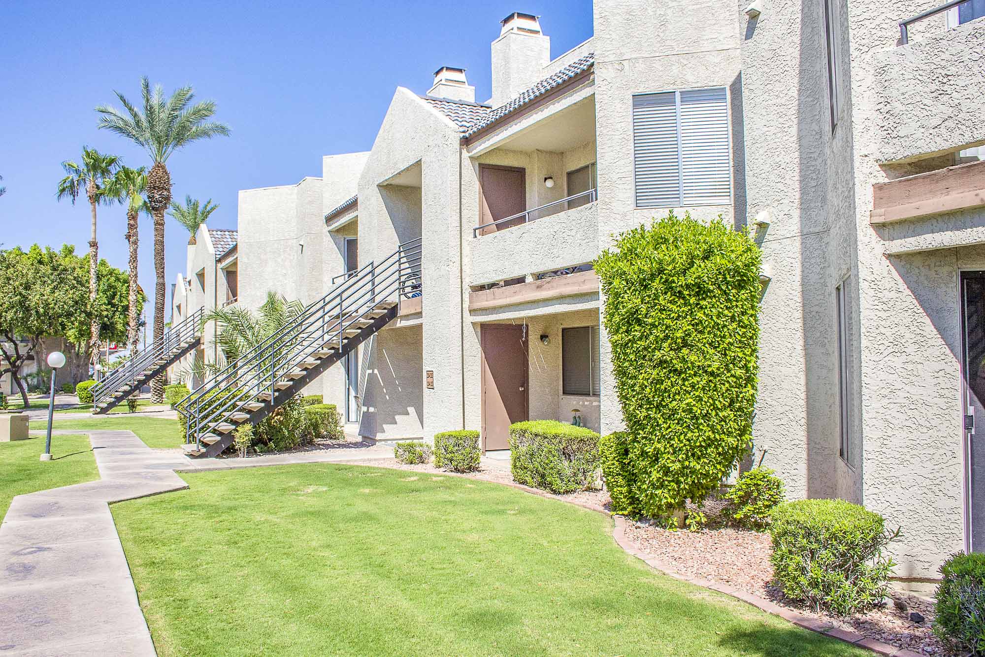 The apartments at Meadow Glen in Phoenix, AZ.