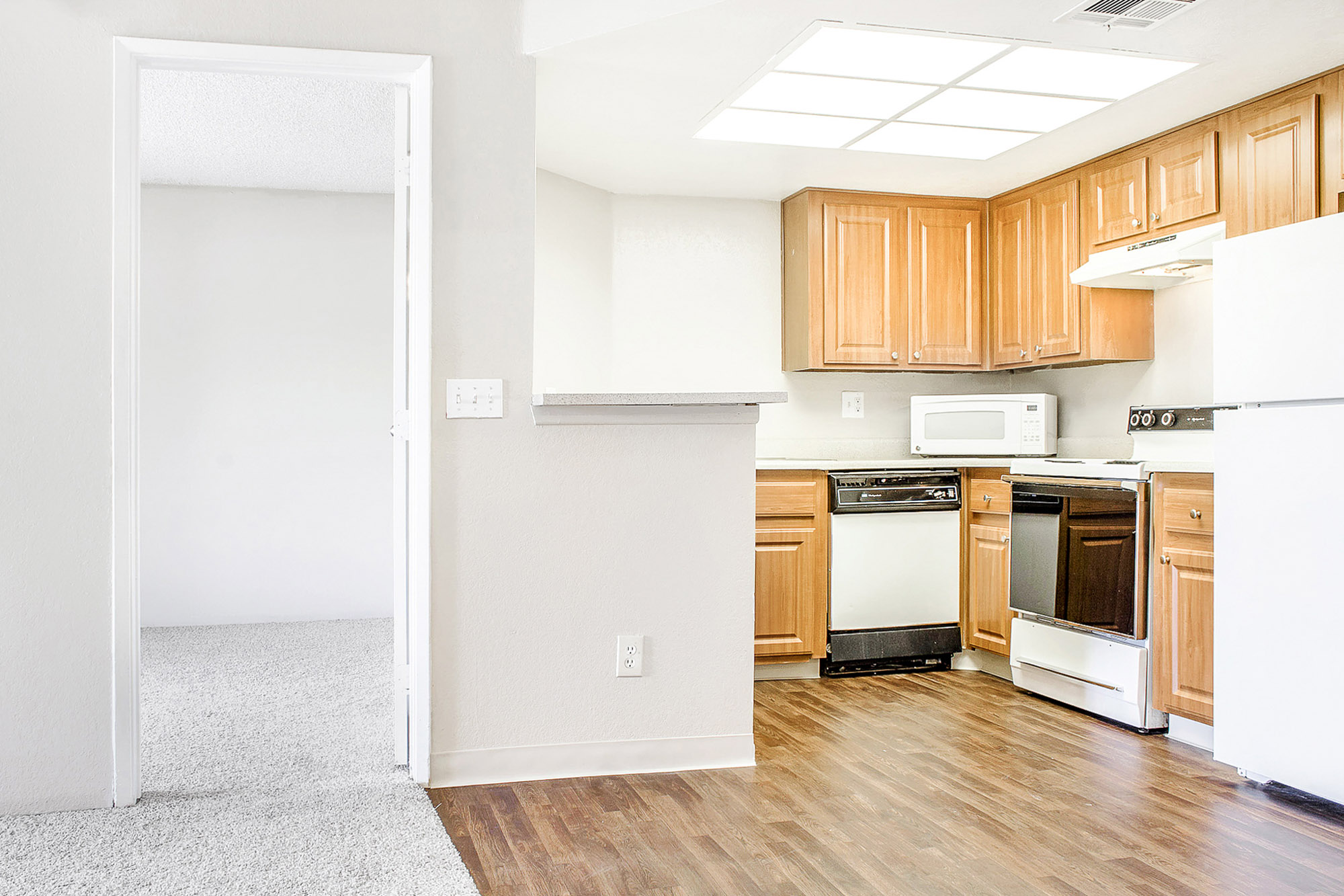 The kitchen at Meadow Glen in Phoenix, AZ.