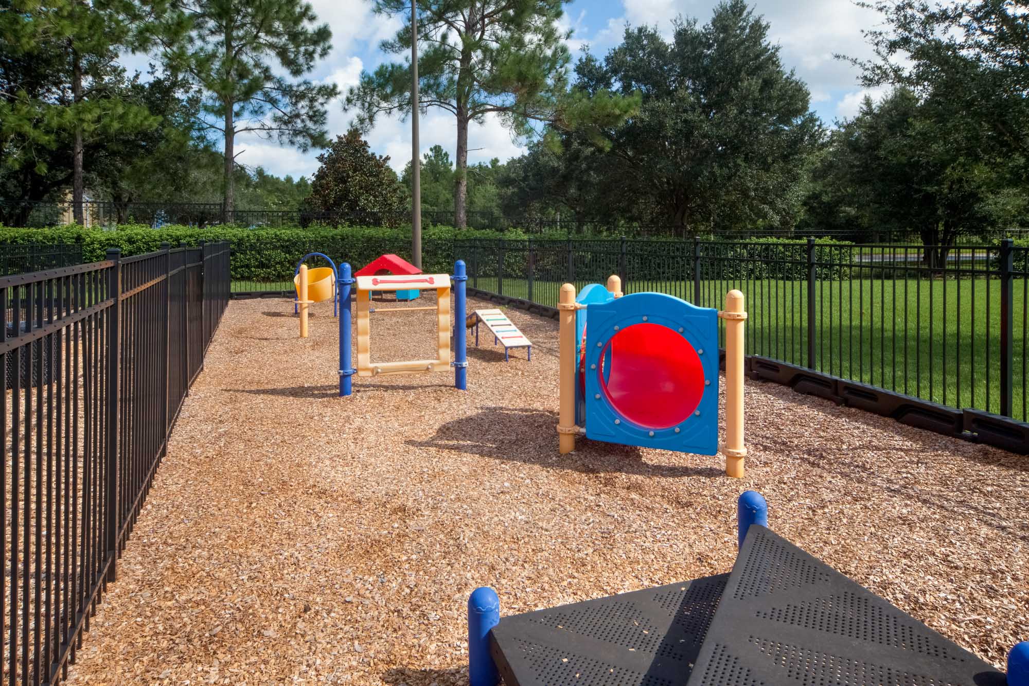 The dog run at Osprey Links at Hunter's Creek in Orlando, Florida.