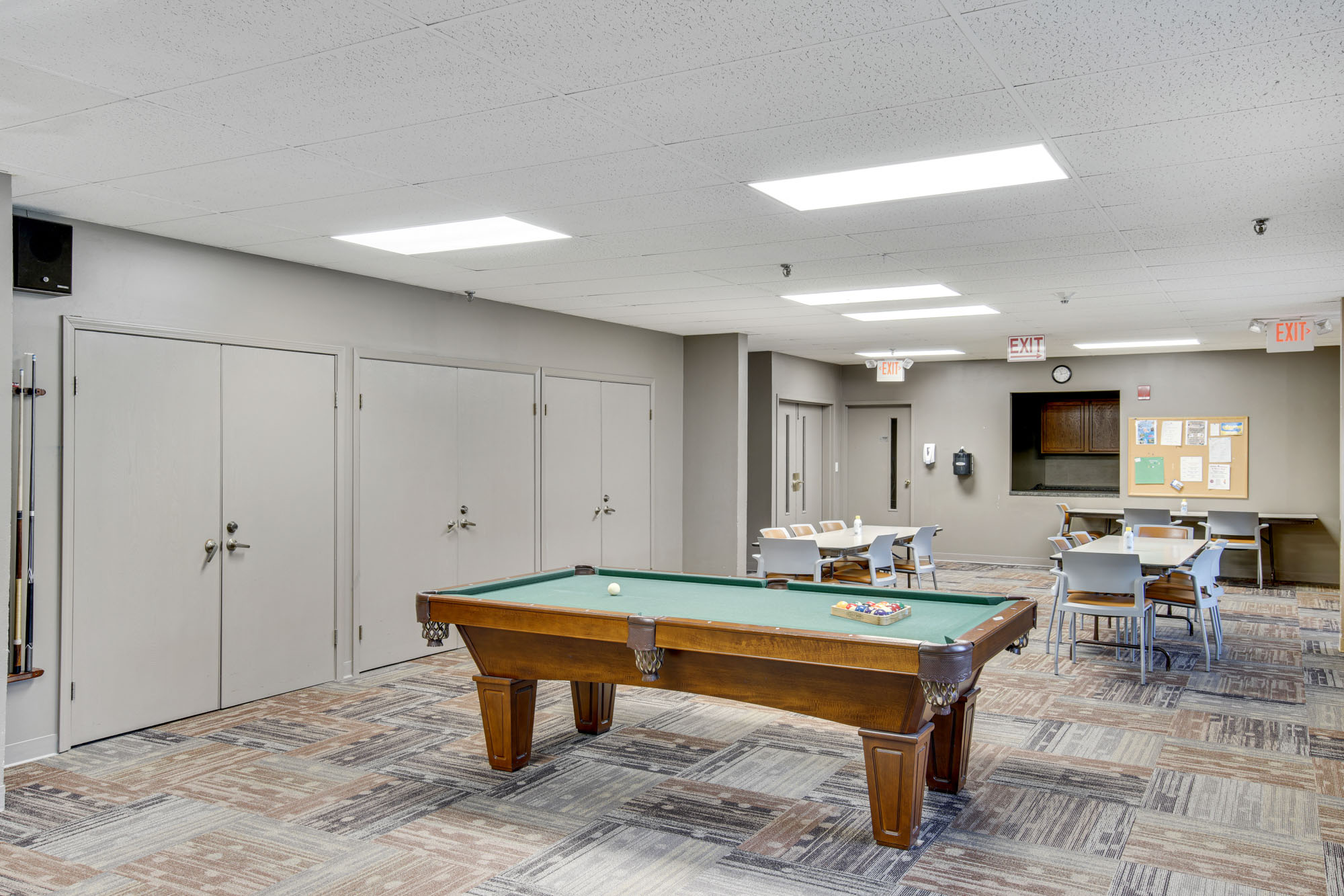 Game room at Independence Place apartments in Parma Heights, Ohio