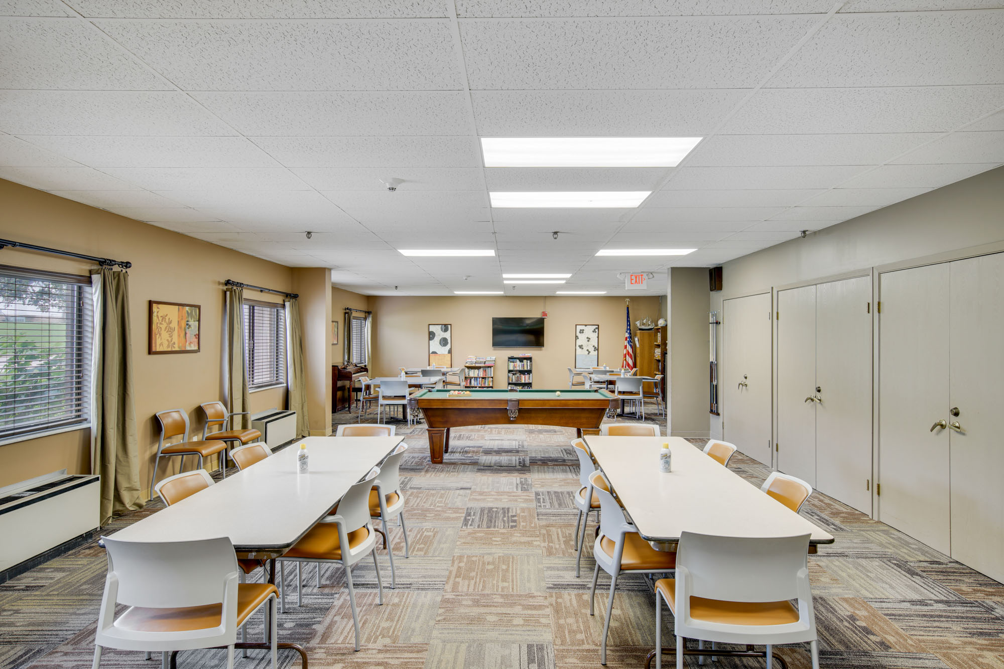 Game room at Independence Place apartments in Parma Heights, Ohio