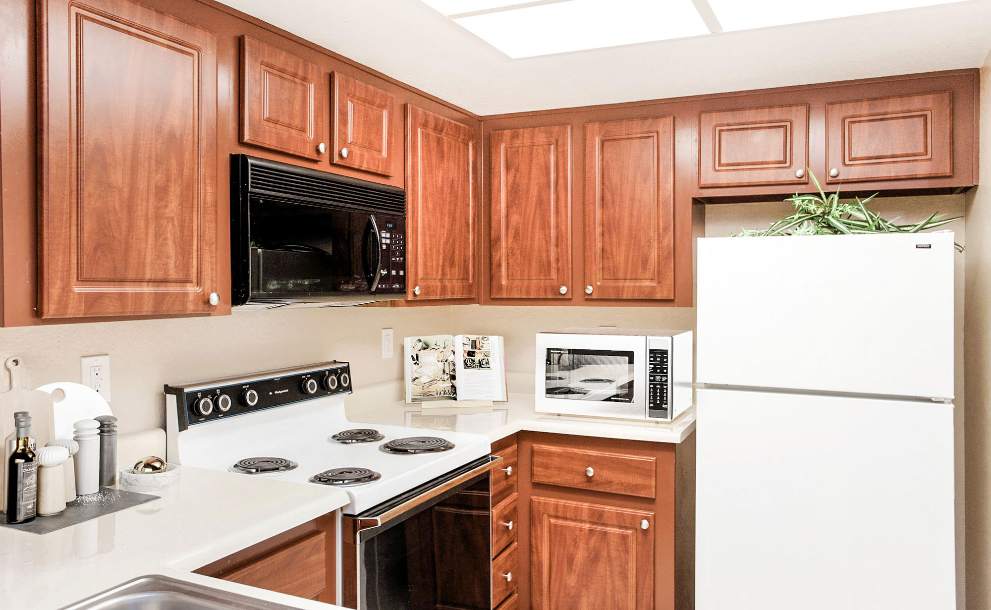 The kitchen at Meadow Glen in Phoenix, AZ.