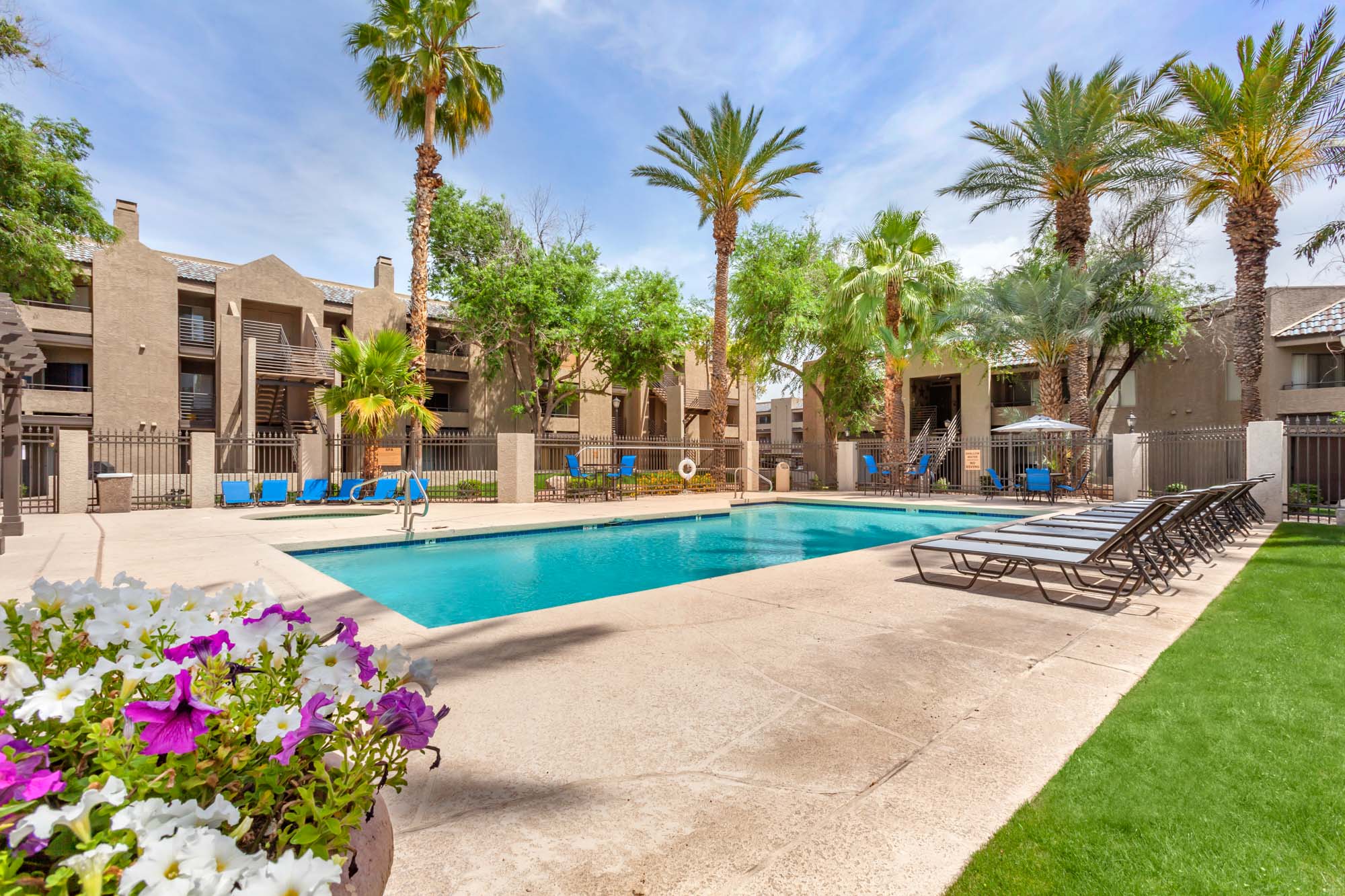 The pool at Meadow Glen in Phoenix, AZ.