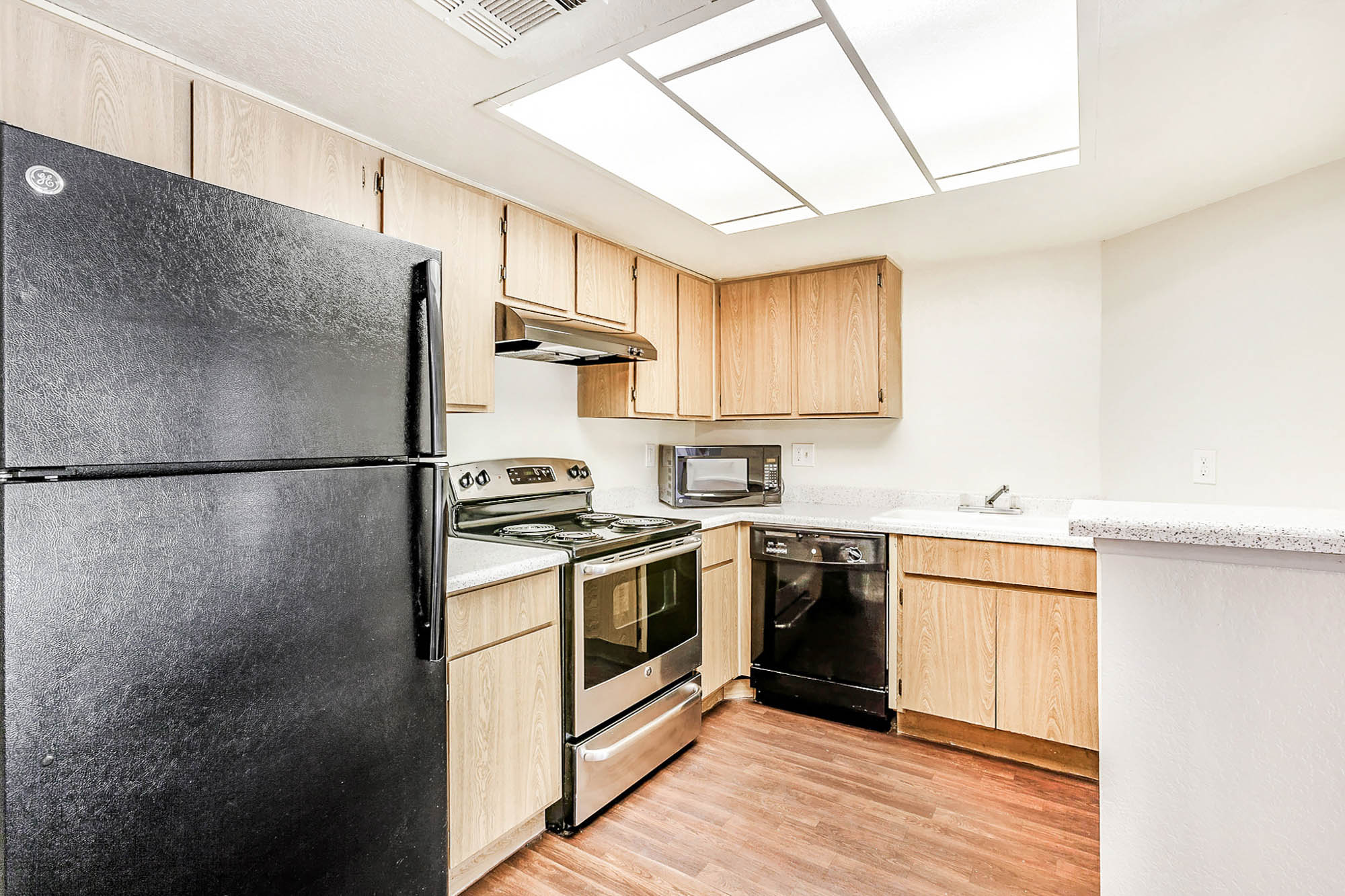 The kitchen at Meadow Glen in Phoenix, AZ.