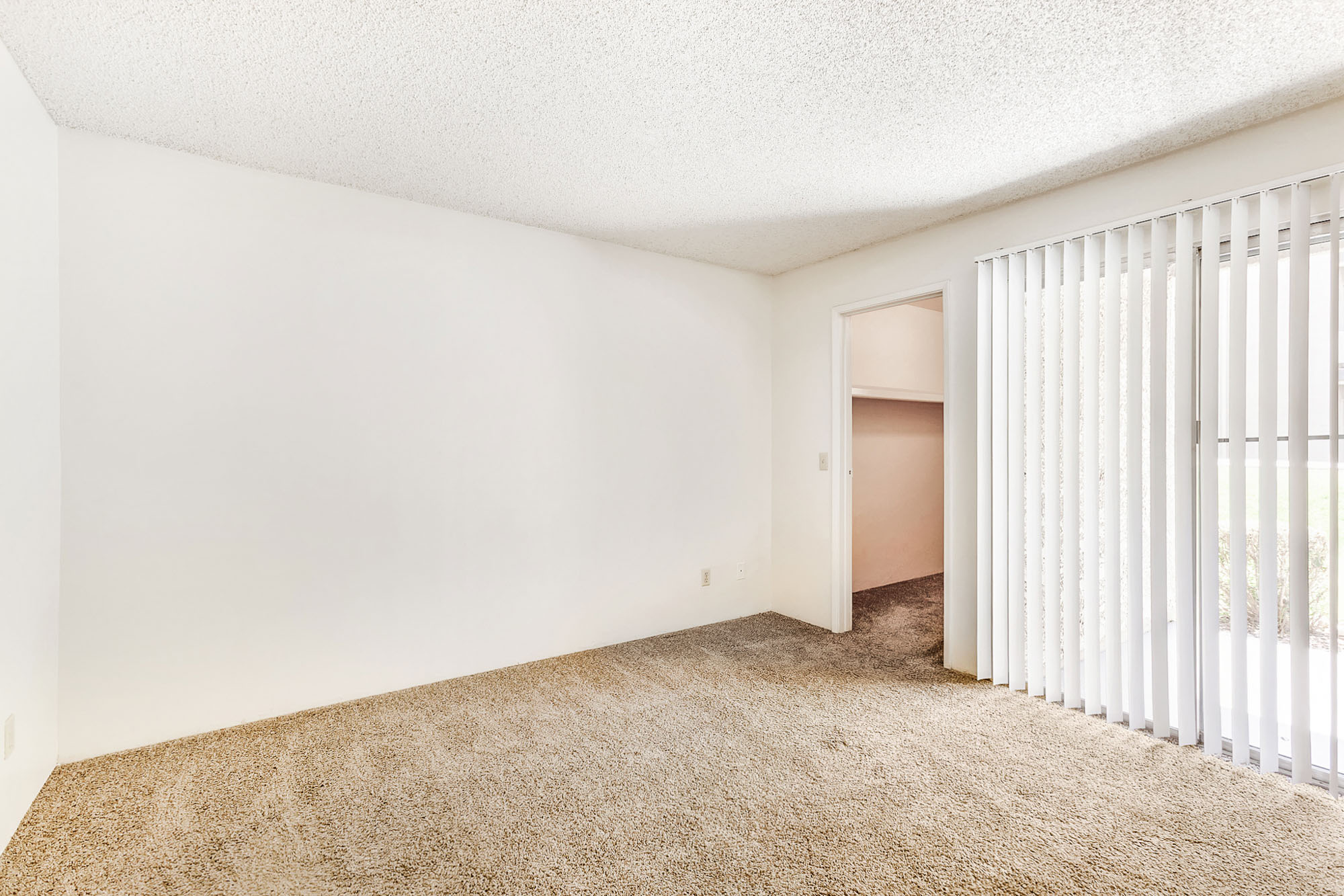 The bedroom at Meadow Glen in Phoenix, AZ.