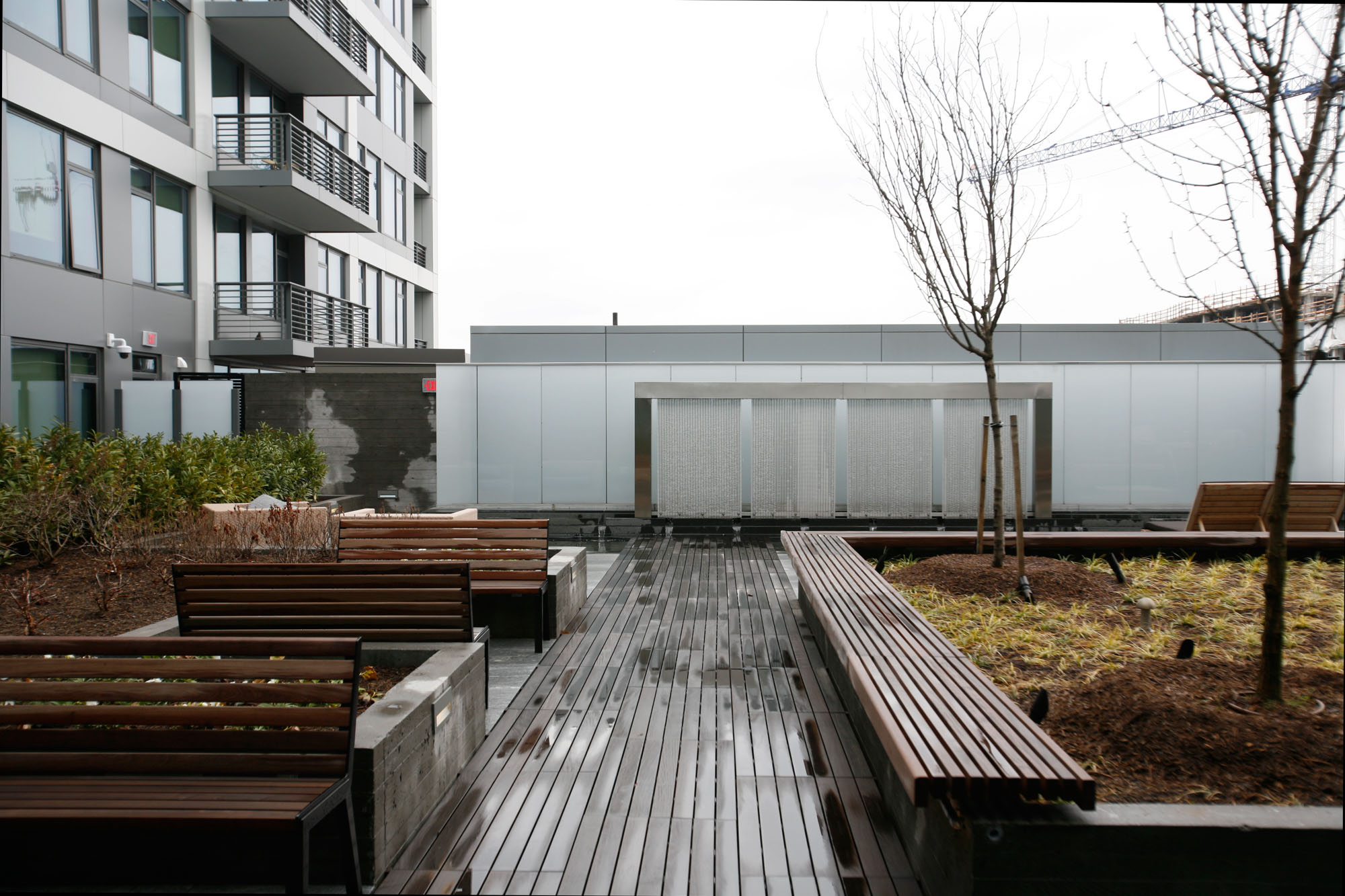 The outdoor terrace at Twelve12 in Navy Yard, Washington DC.