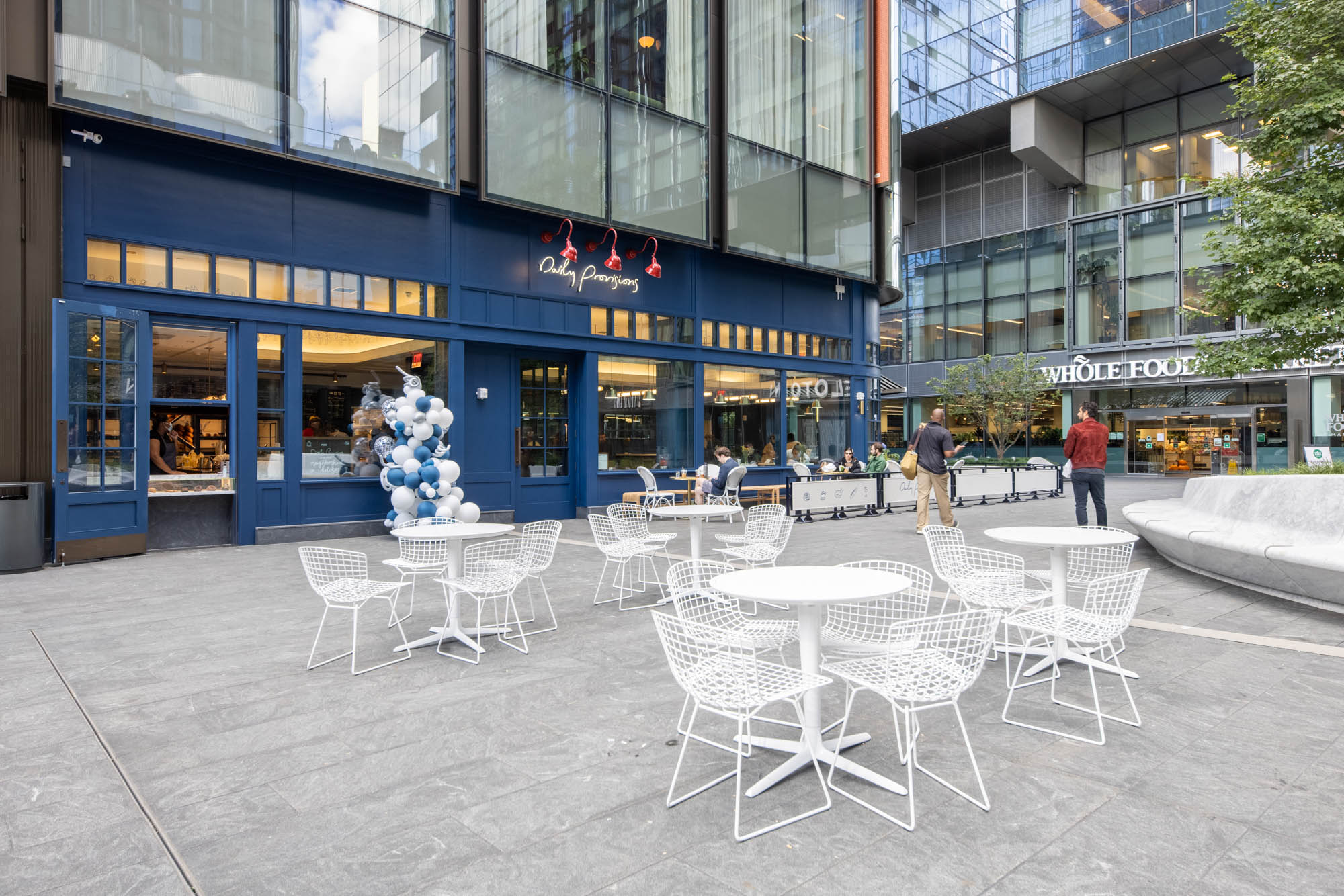 A restaurant near The Olivia in Manhattan, NYC.