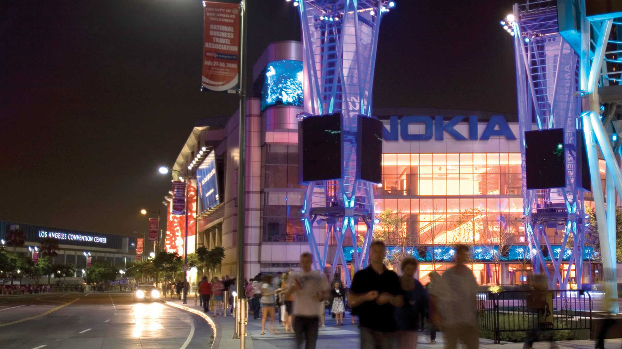 The Nokia Theater near The Met apartments are located in downtown Los Angeles, California.