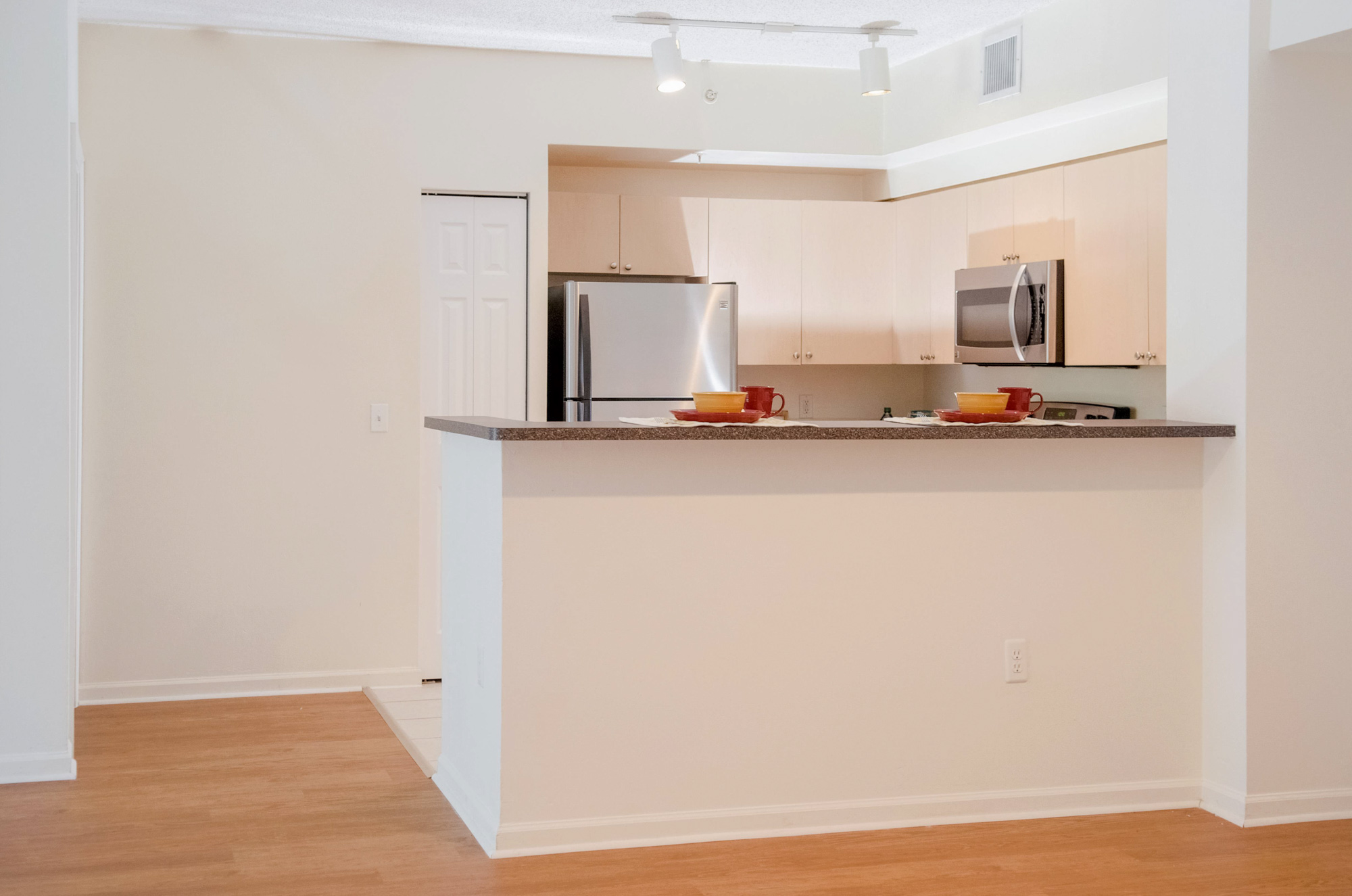 A kitchen at Miramar Lake in Fort Lauderdale, FL.