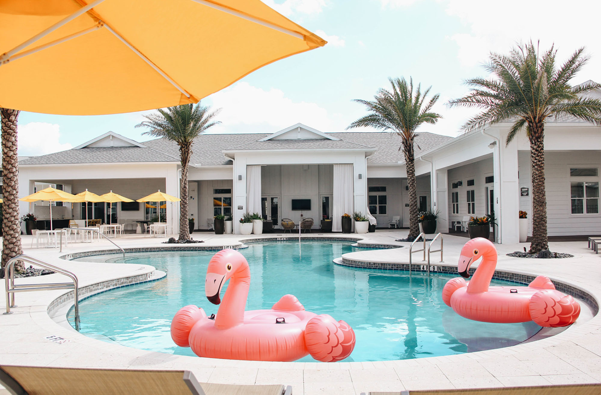 The pool at Domain apartments in Kissimmee, Florida.