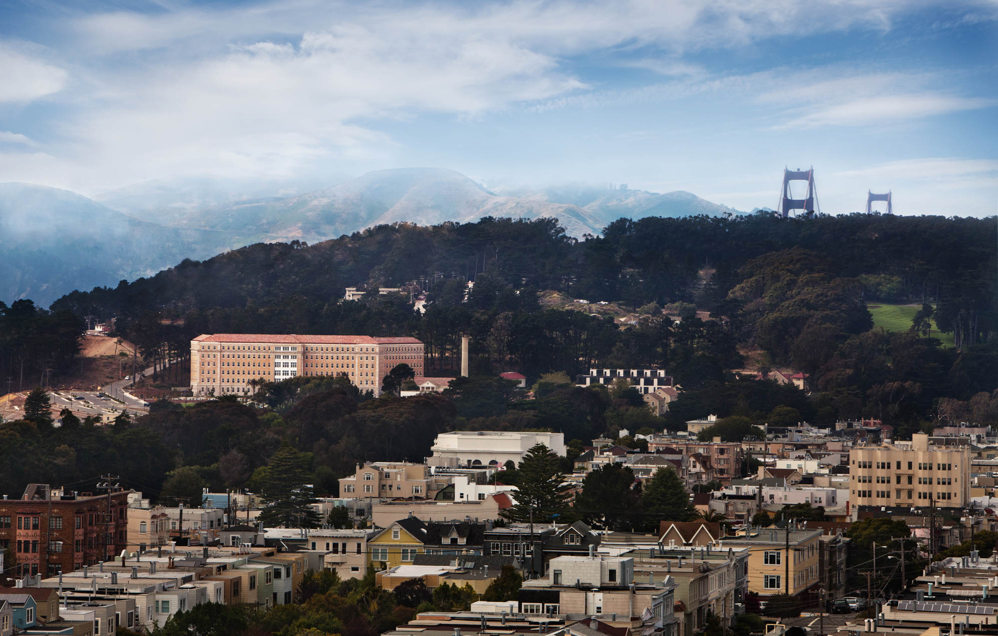 The neighborhood by Presidio Landmark apartments in San Francisco, CA.