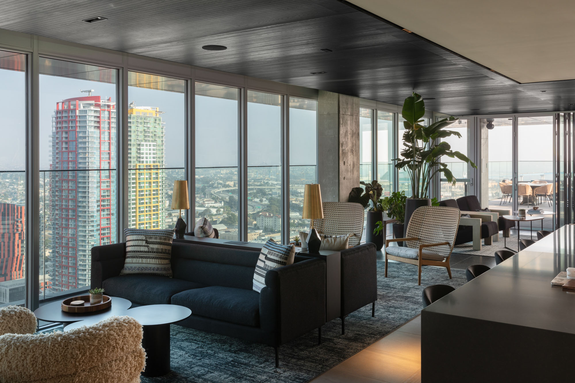 The Sky Lounge at The Merian apartments in San Diego, California.