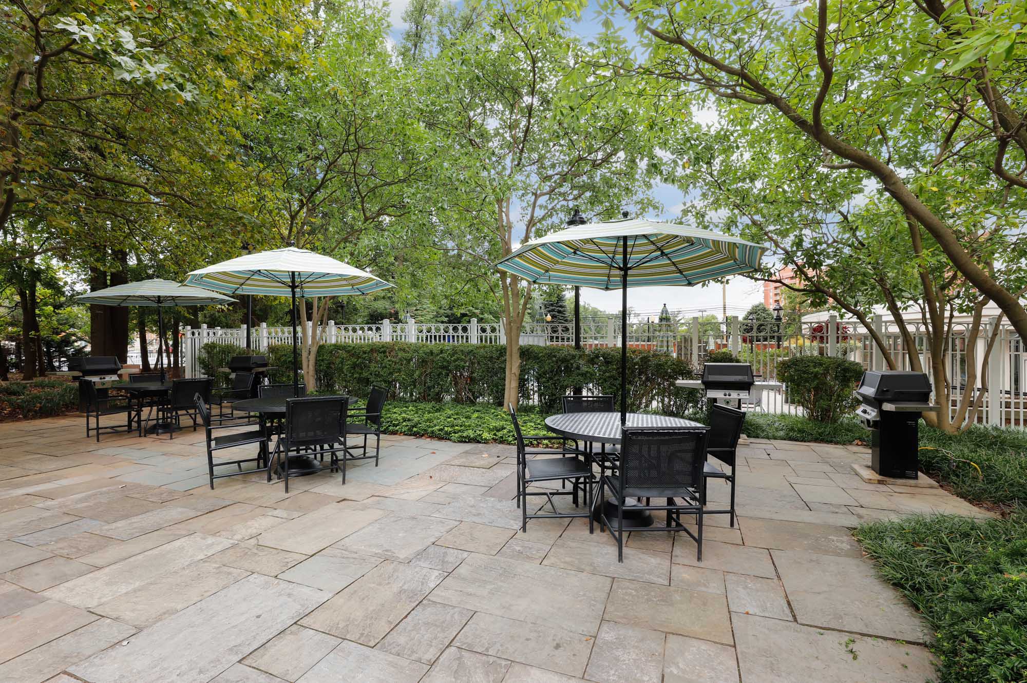 Courtyard at The Grand apartments in Washington, DC