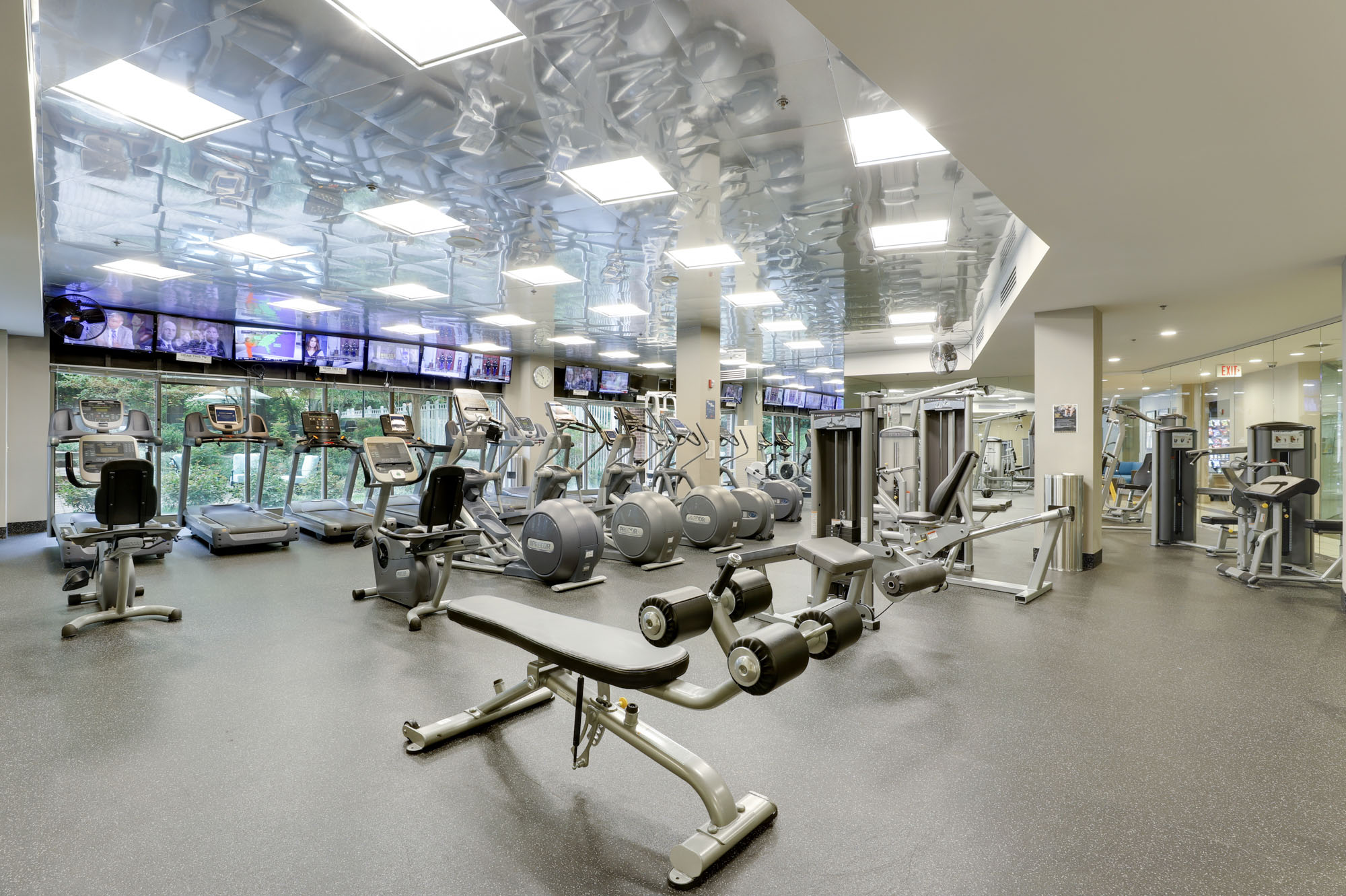 Fitness Center at The Grand apartments in Washington, DC